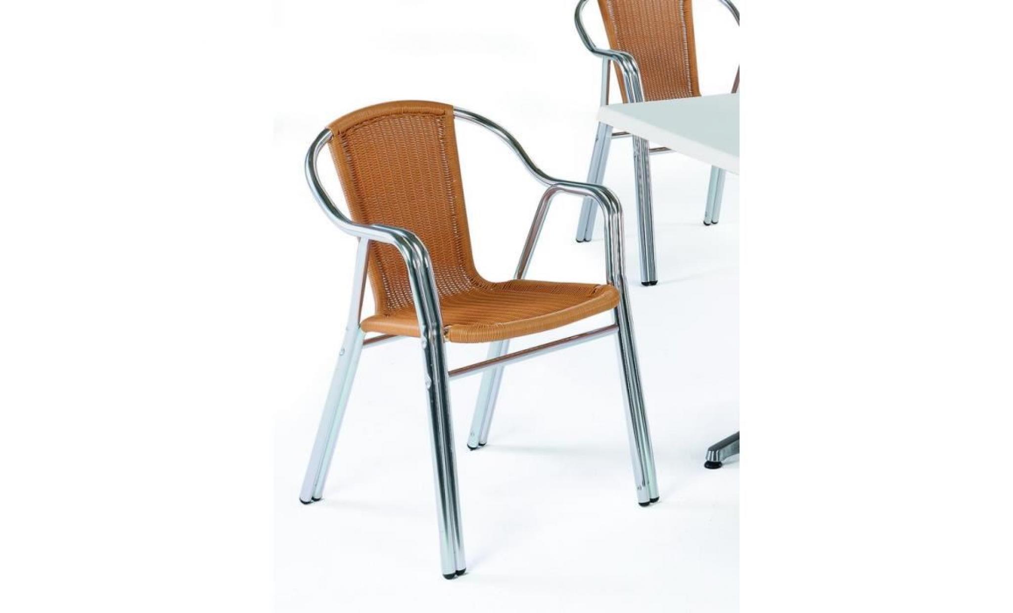 gales3   fauteuil bistrot aluminium et résine t…