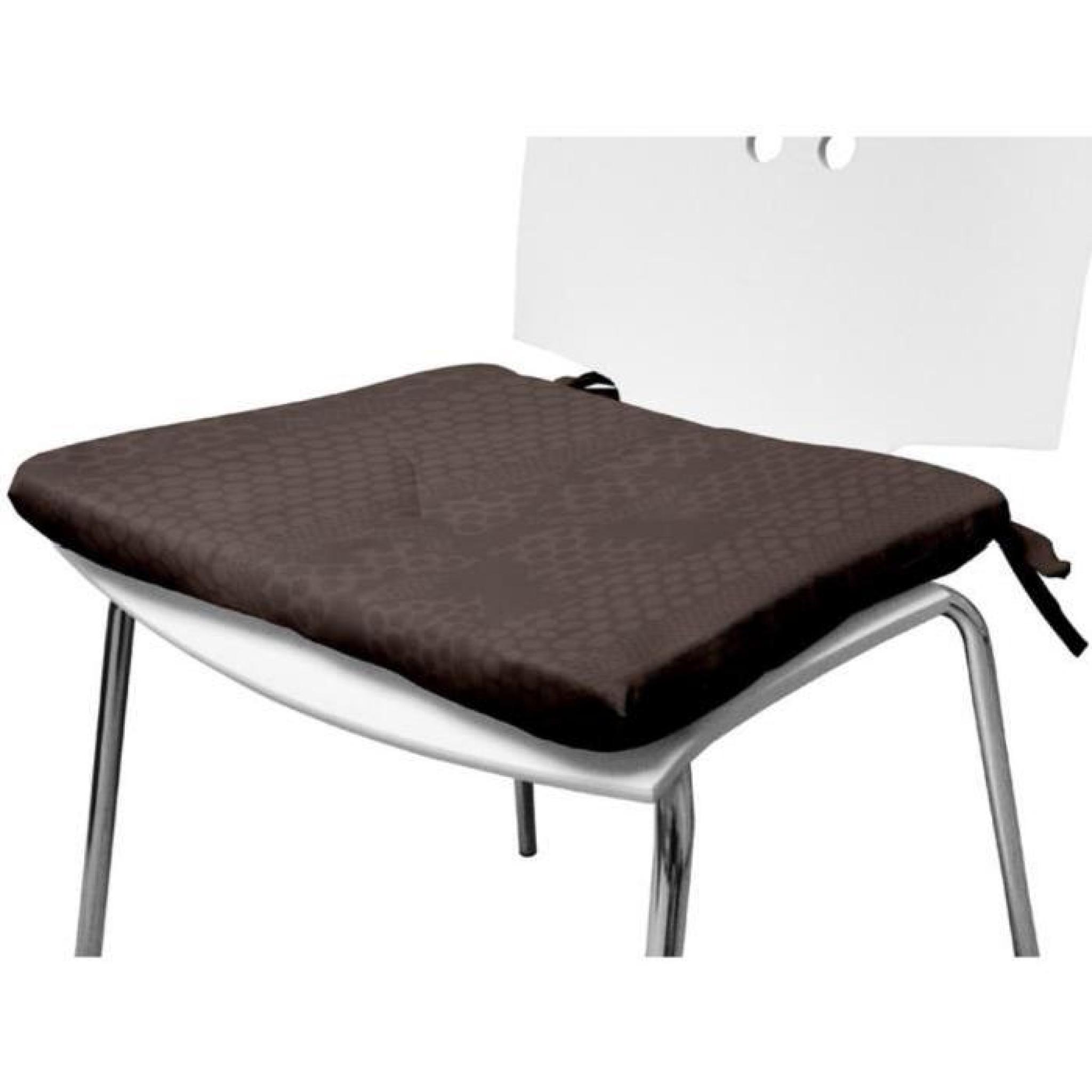 Galette de chaise 40x40 cm SNAKE taupe