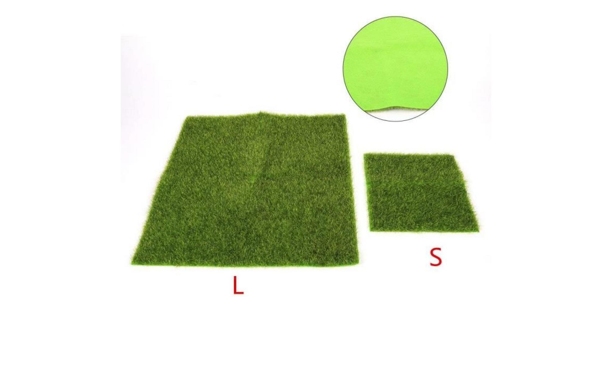 gazon artificiel synthétique exterieur et intérieur herbe vert mat haute densité en plastique pour jeux maison terrasse jardin pas cher