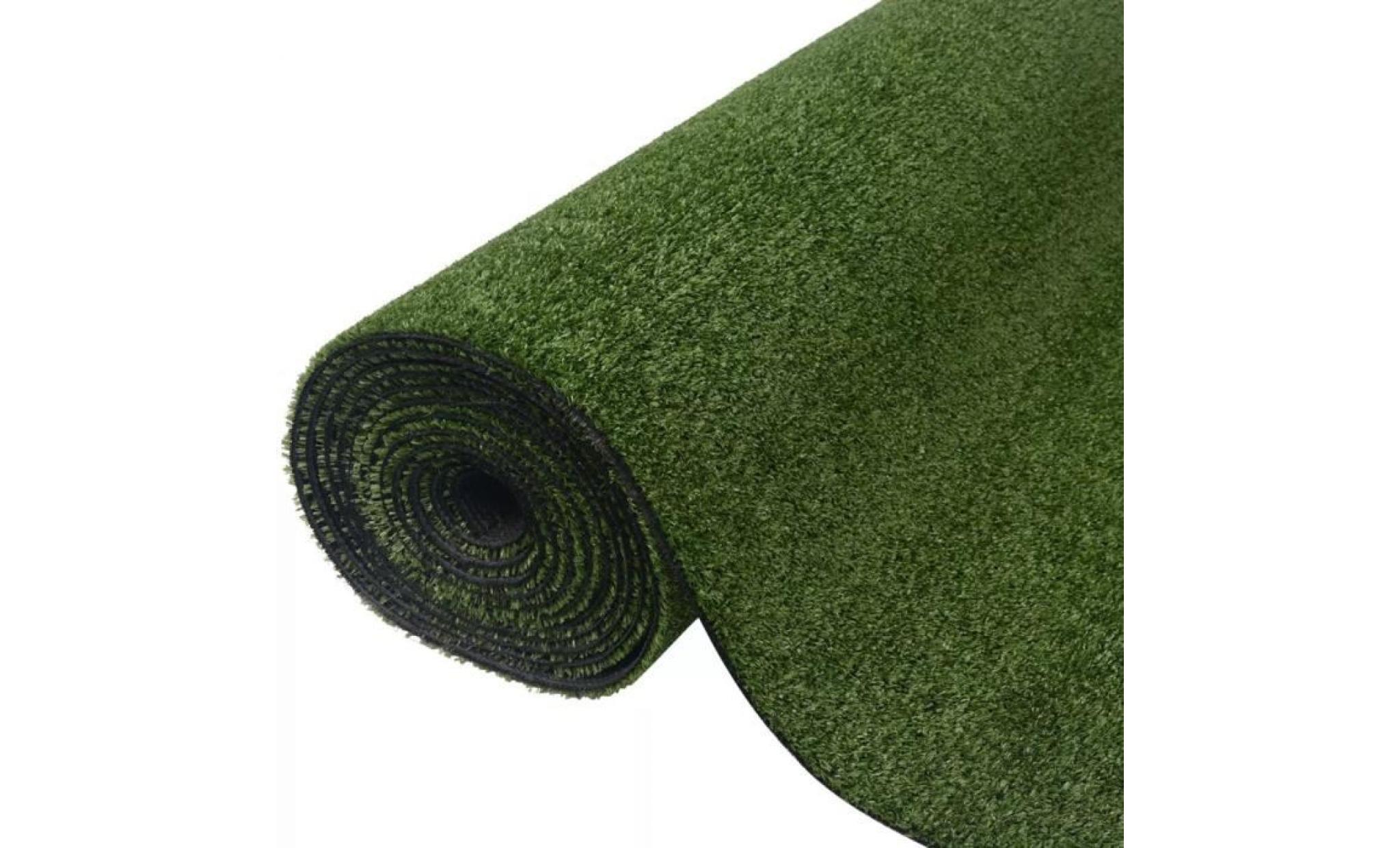 gazon artificiel vert 1x15 m/7 9 mm vert