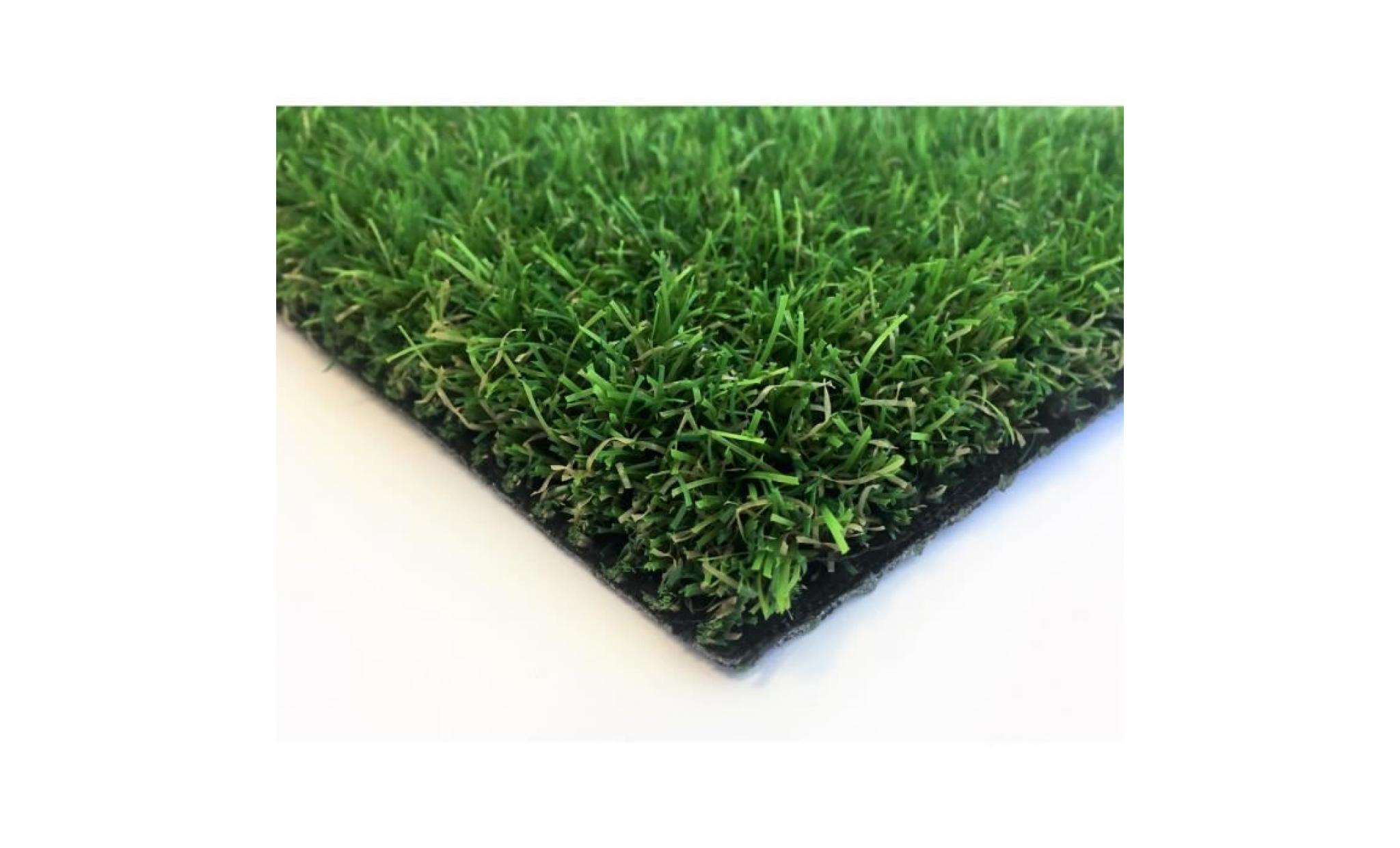 gazon synthétique de luxe tahiti | 32 mm 2.200 g/m² | tapis de gazon sur mesure | 100% polyéthylène | très résistant et facile pas cher