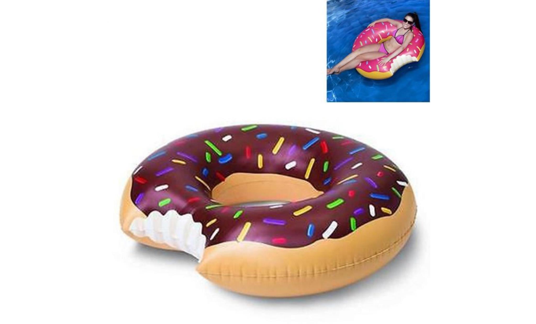 getek® beigne anneau de natation nager anneau flottant sport nautique piscine gonflable jouet (rose   90cm)