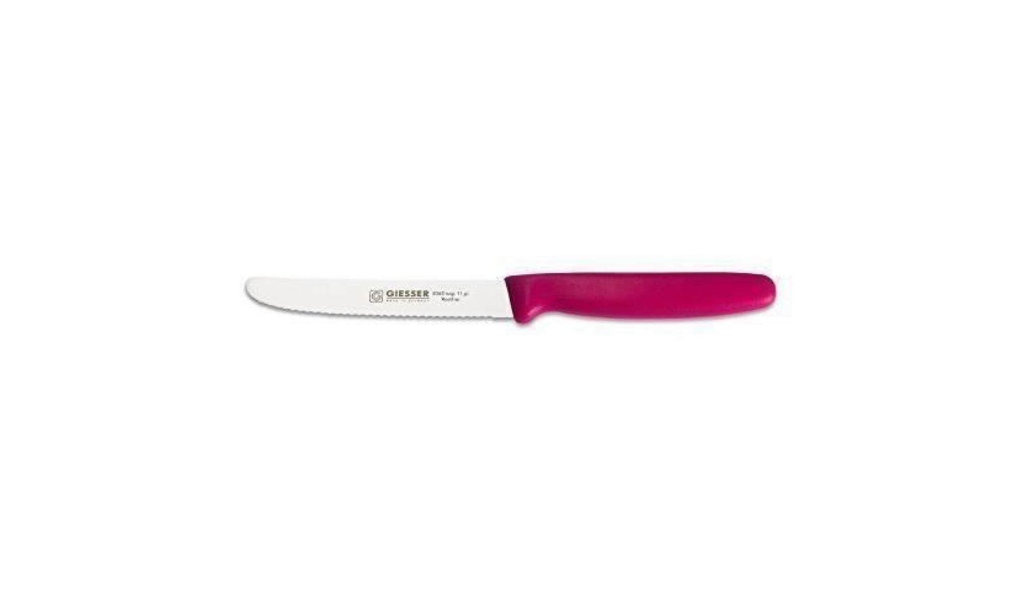 giesser couteau office avec lame  dentelée  de 11 cm longueur  de la lame :  rose cutter professionnel fabriqué en allemagne de