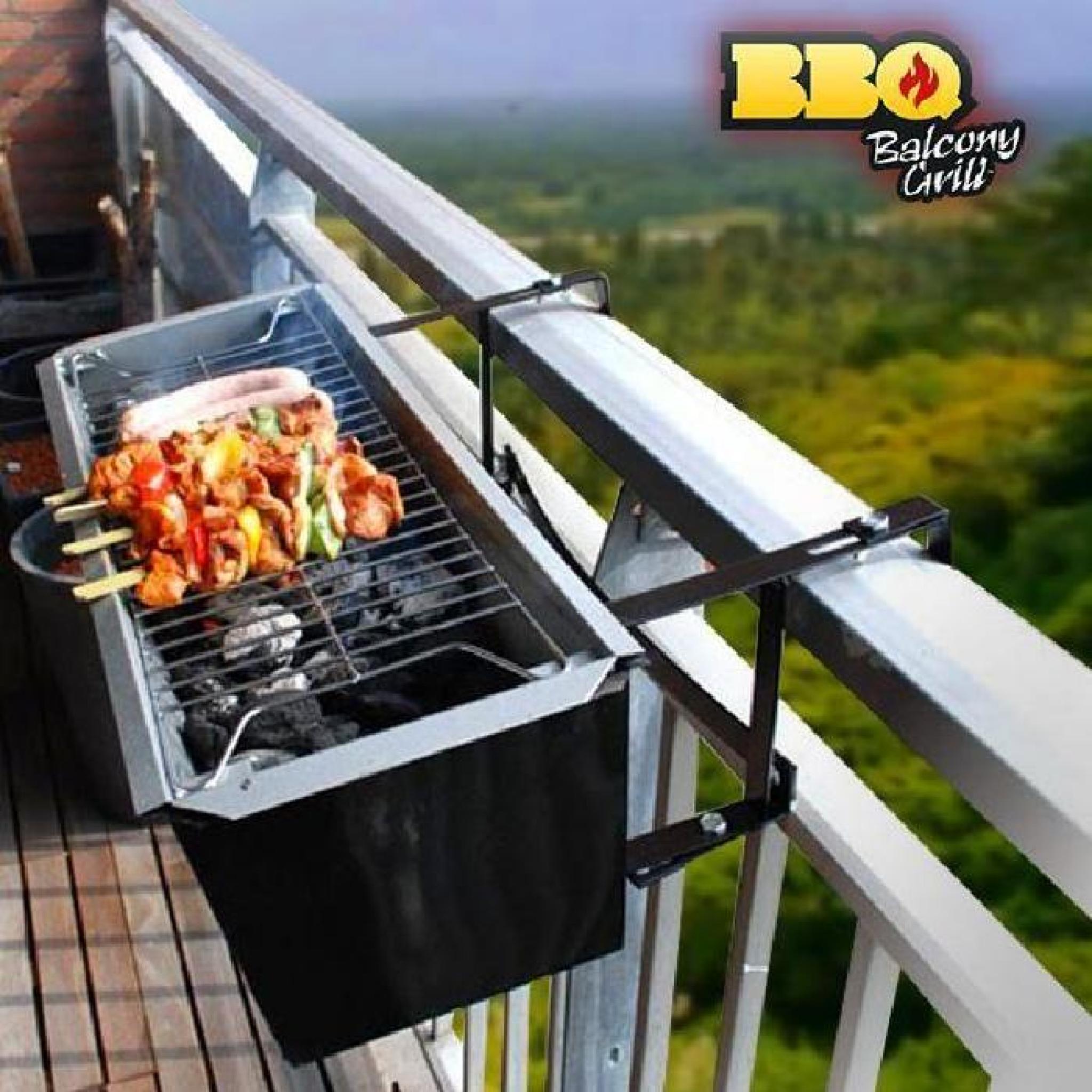 Grâce au barbecue à charbon pour balcon BBQ Quick, plus besoin d'une grande cour, d'une terrasse ou d'un jardin pour profiter des...