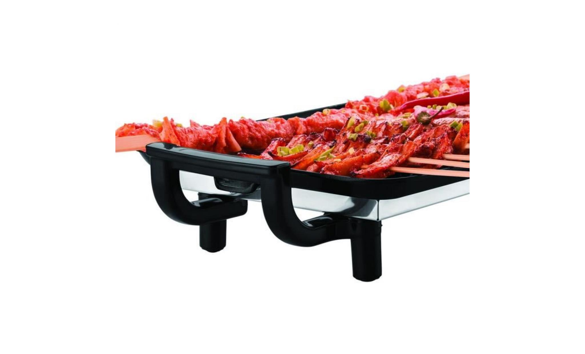 gril électrique portable barbecue anti adhésif table de cuisson plaque chauffante d'ébullition table top + bbq étanche cover 170cm pas cher