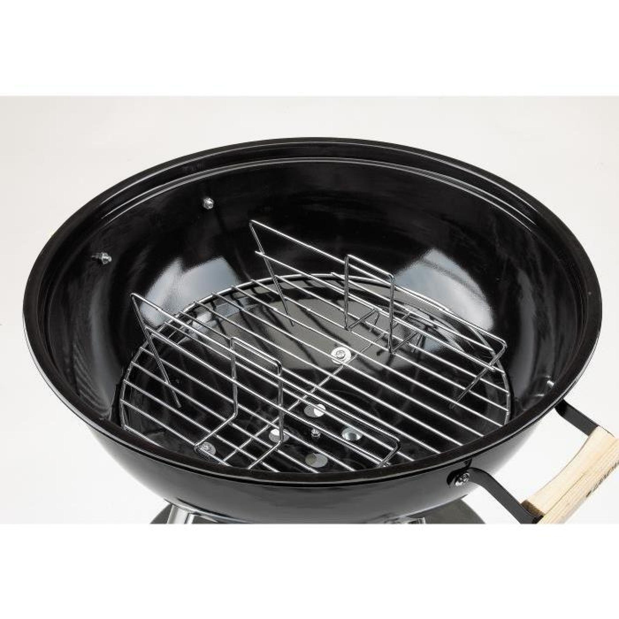 GRILL CHEF Barbecue à charbon boule - Acier émaillé - Ø 47 cm pas cher