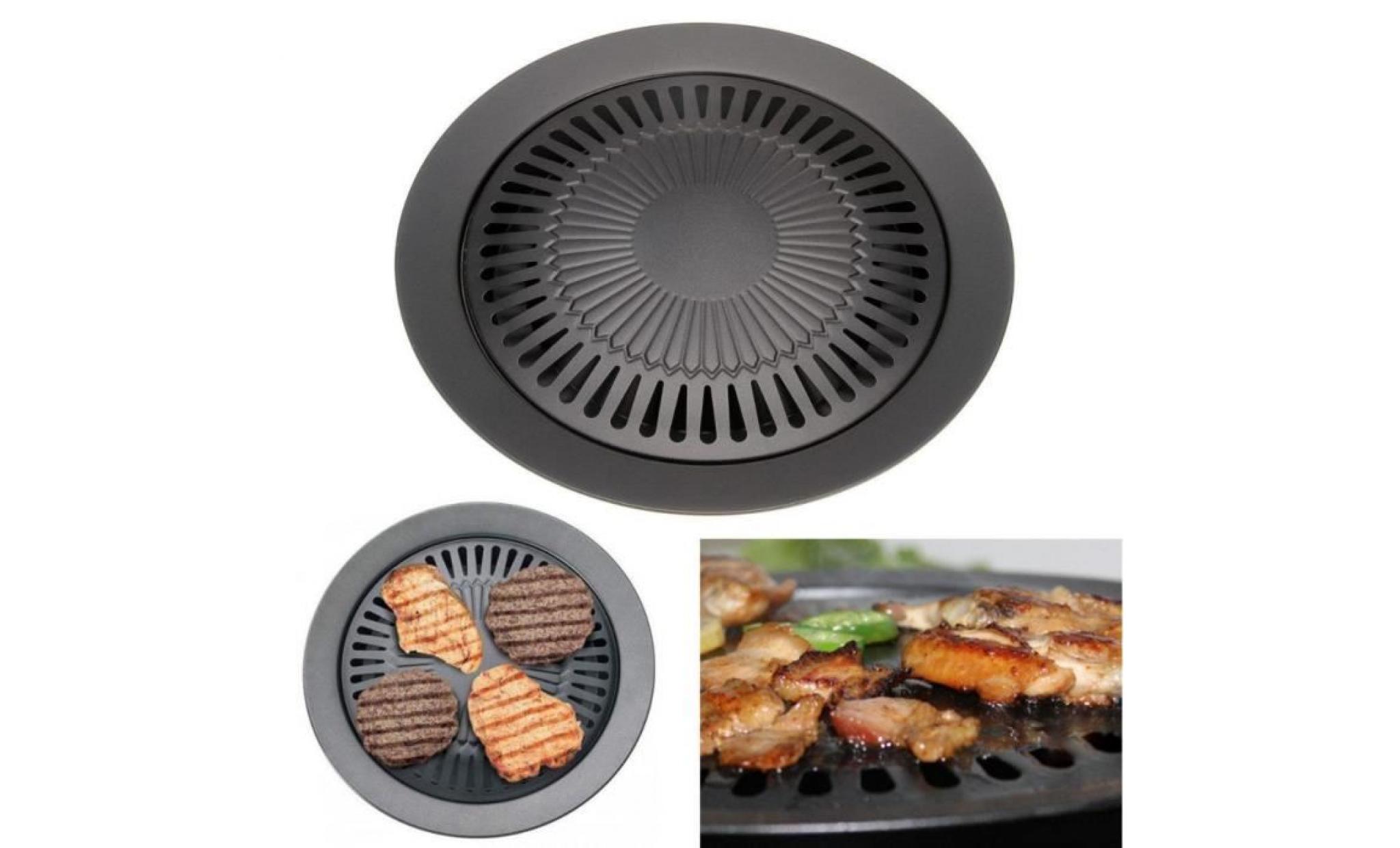 grille de four barbecue sans fumée cuisinière grill antiadhésif rôtissoire grill intérieur/extérieur pas cher