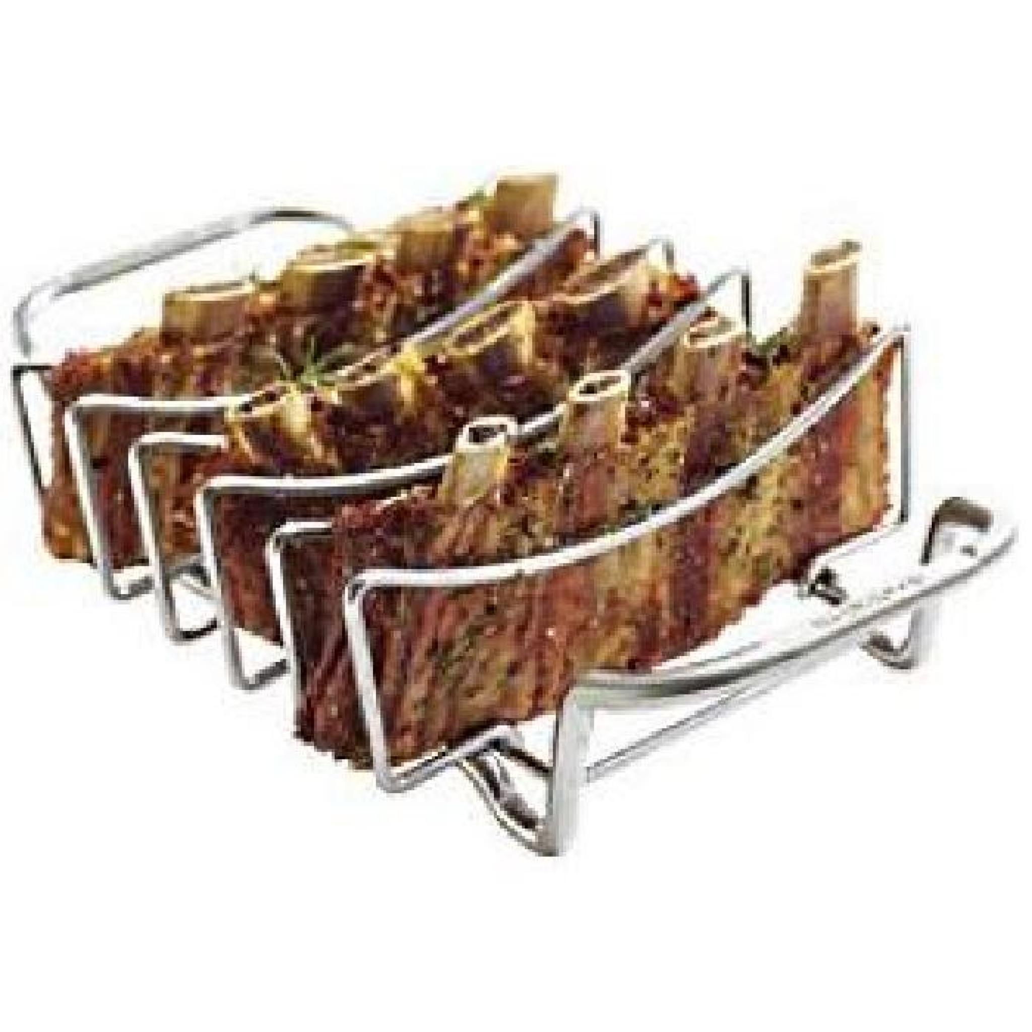 grille et support pour cuissons ribs