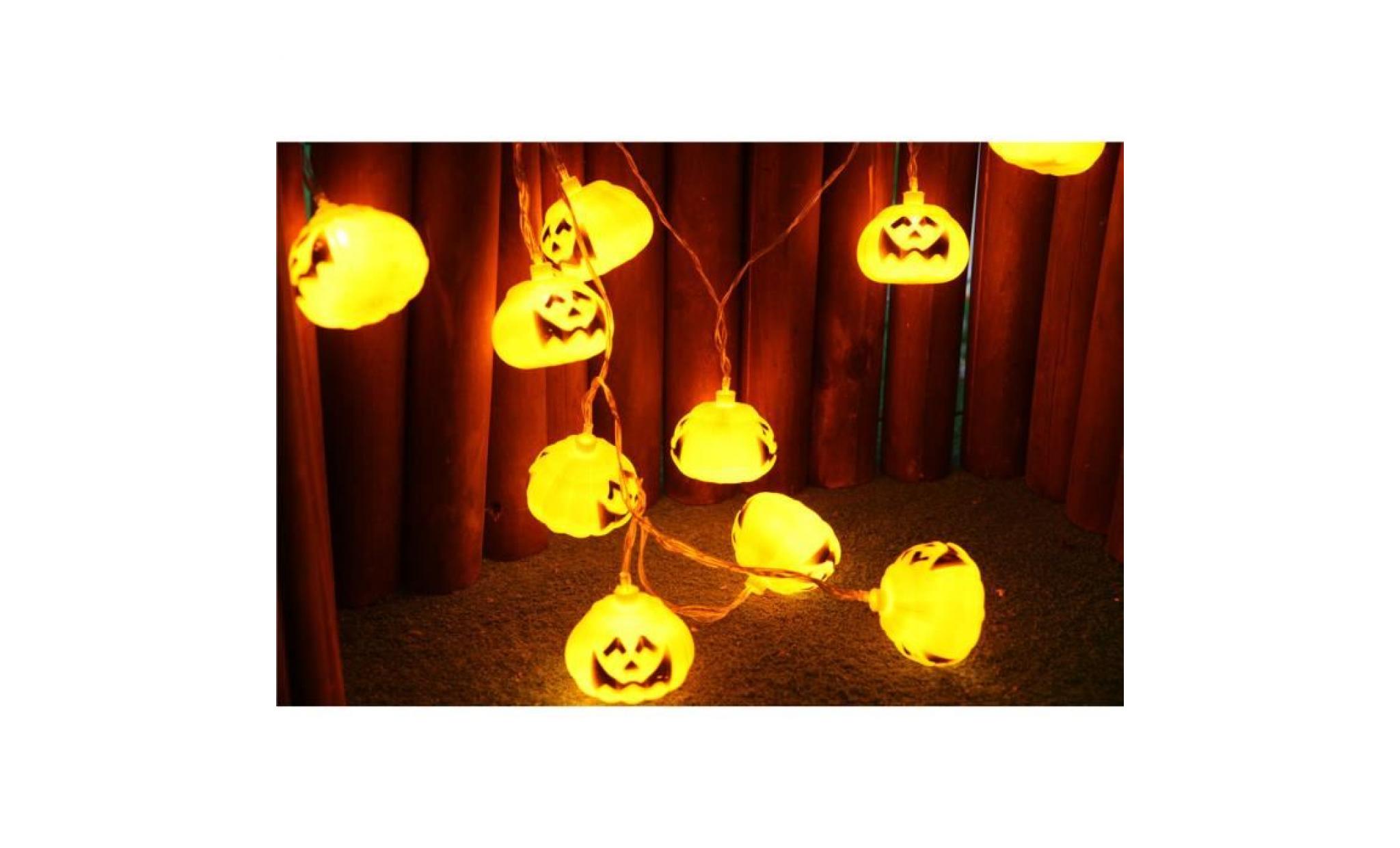 halloween party fantôme festival de la citrouille énergie solaire lanterne chaîne décoration li714725 pas cher