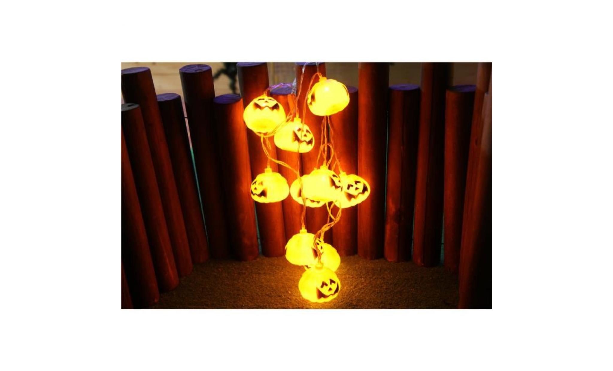 halloween party fantôme festival de la citrouille énergie solaire lanterne chaîne décoration li714725 pas cher
