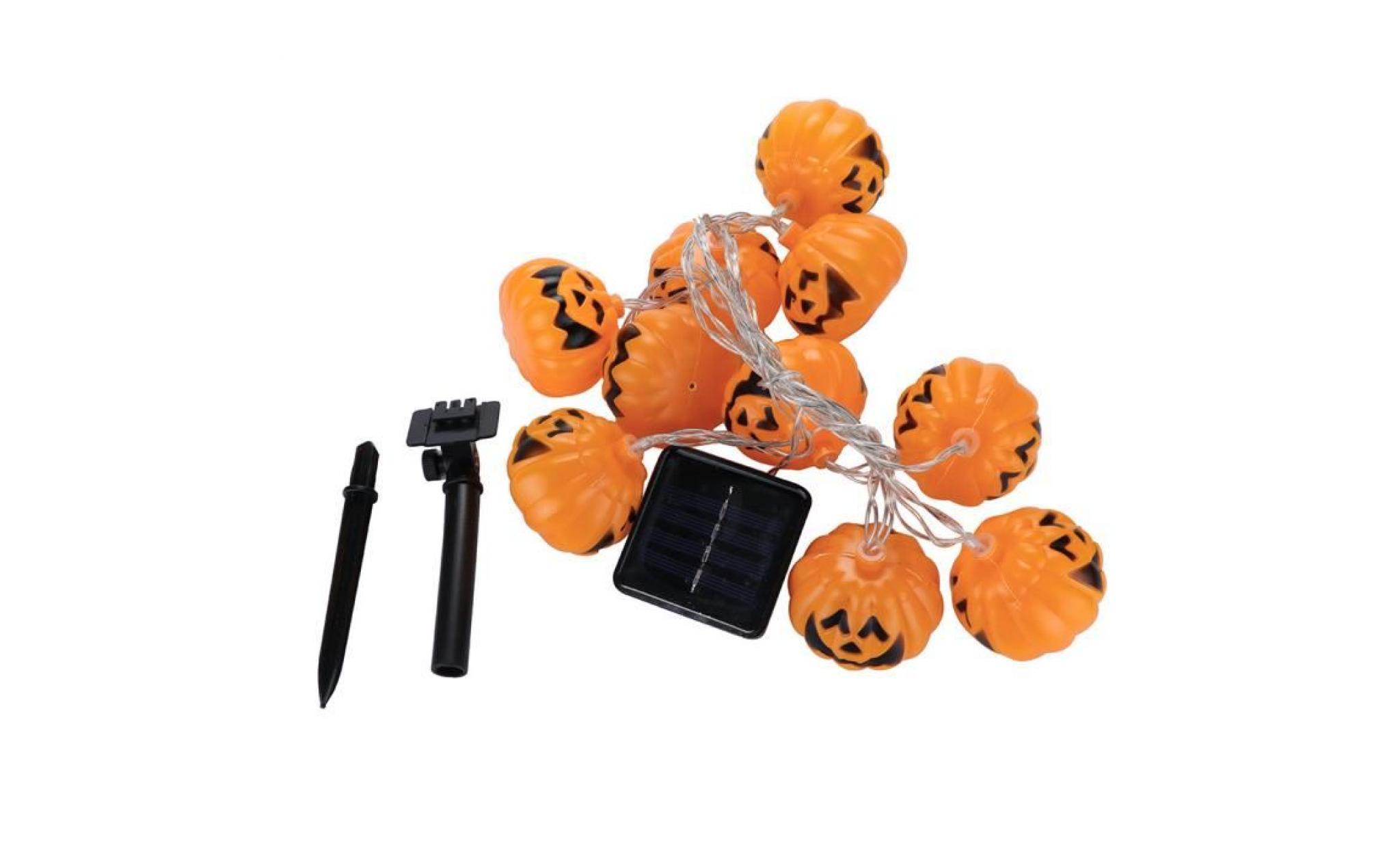 halloween party fantôme festival de la citrouille énergie solaire lanterne chaîne décoration li714@ pas cher