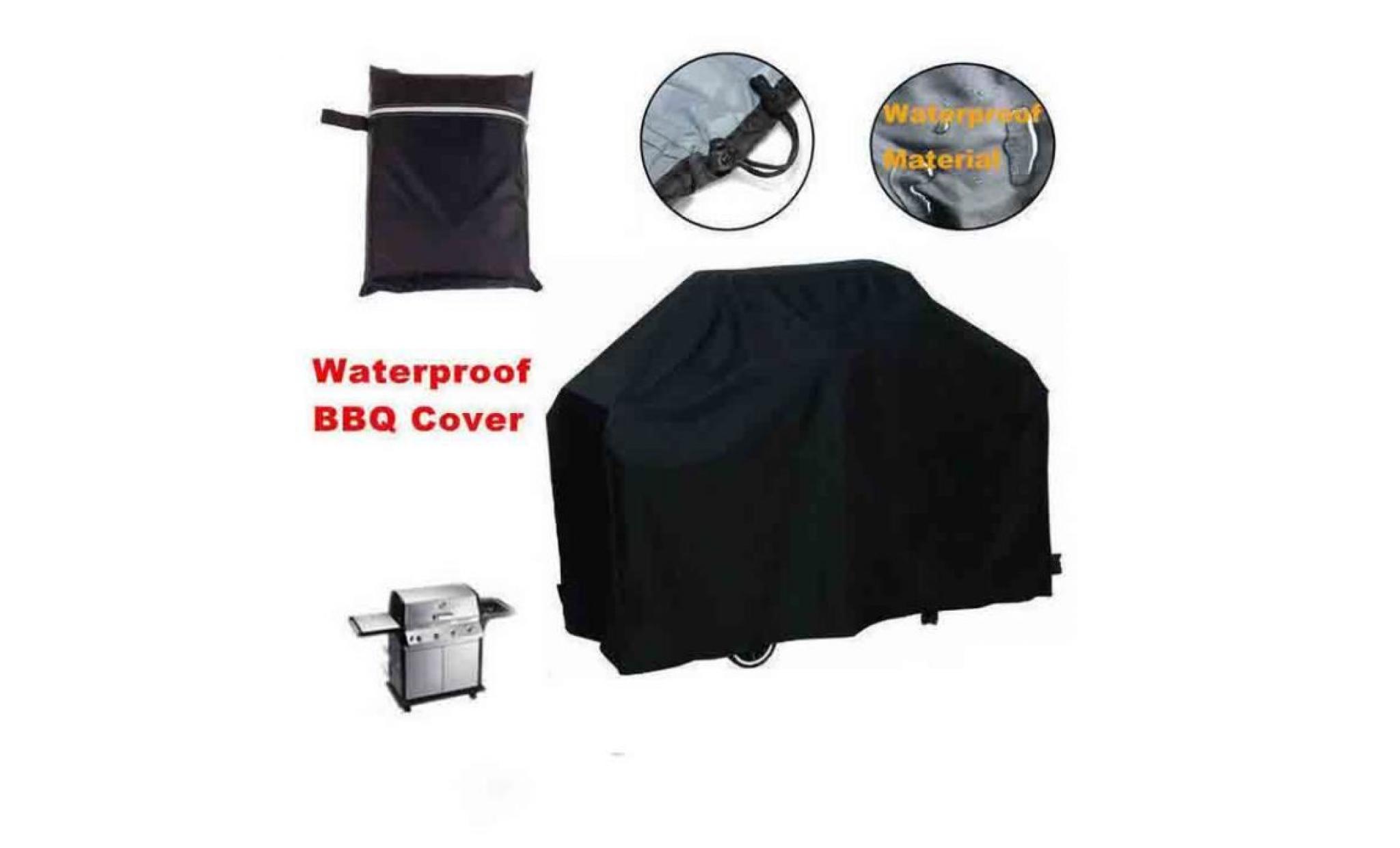 housse bâche couverture barbecue grill à gaz 145x61x117cm  anti pluie poussière