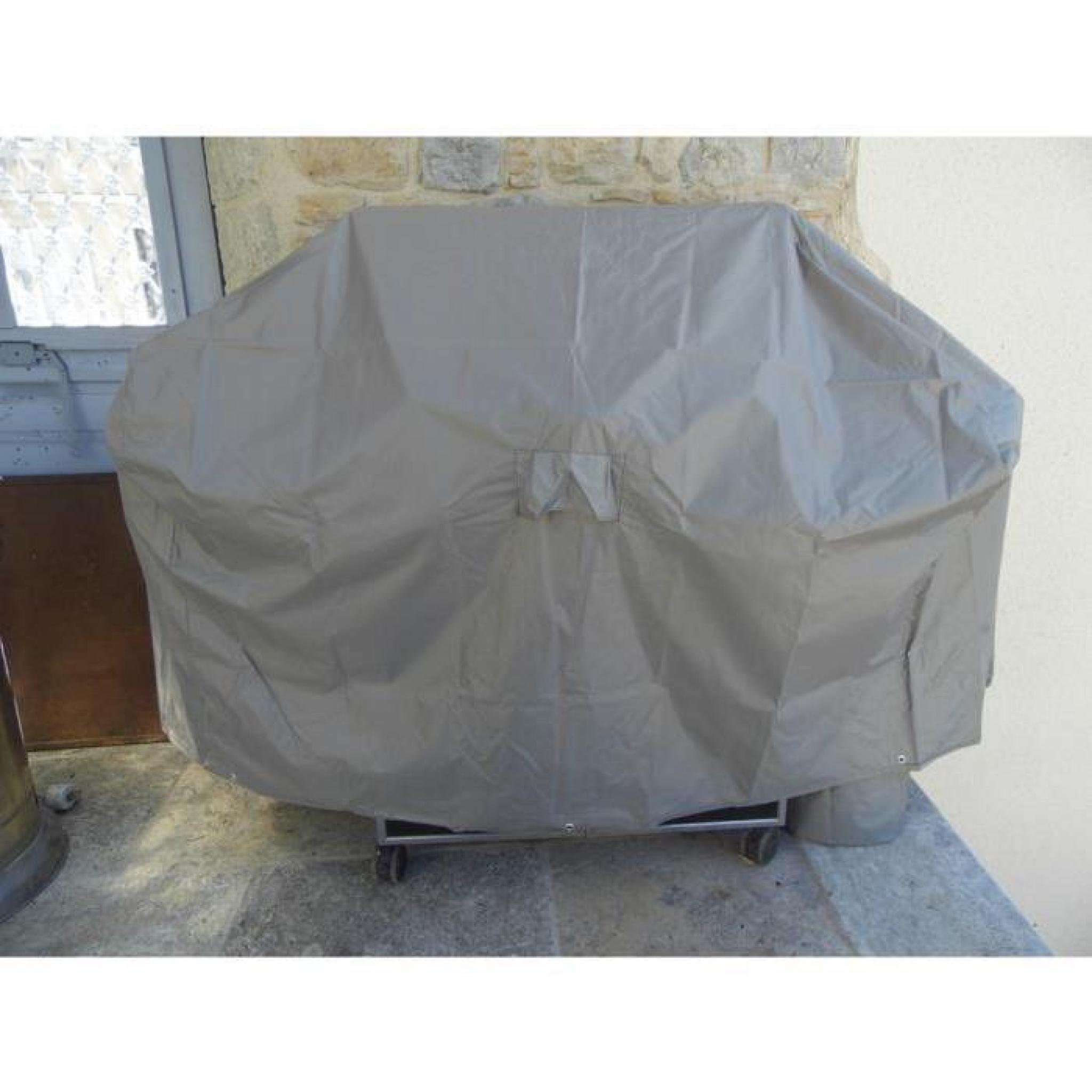 Housse de protection pour barbecue rectangulaire - Dim : 150 x 80 x 90 cm