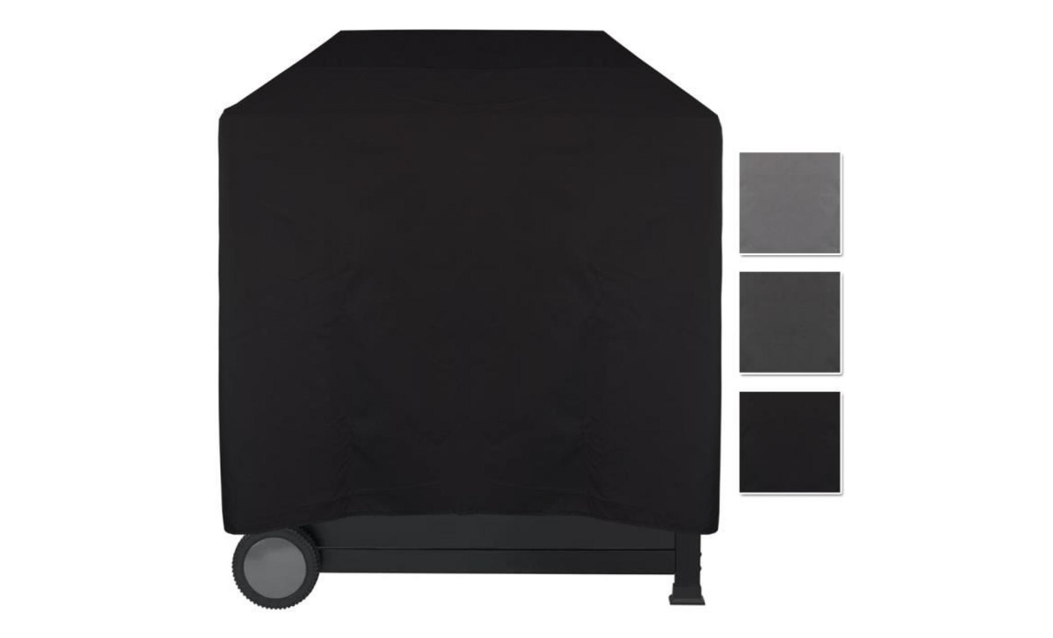 housse pour barbecue imperméable lounge noir, xl 158 x 78 x 120 cm   protège contre la pluie, la saleté et les rayons du soleil pas cher