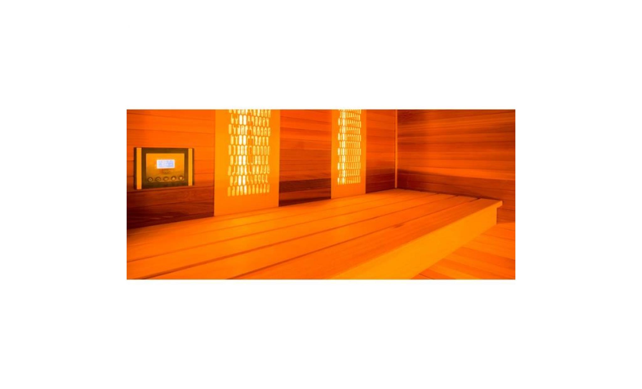 hybrid combi 4pl   sauna hybride combi infrarouge & vapeur 4 pl... pas cher