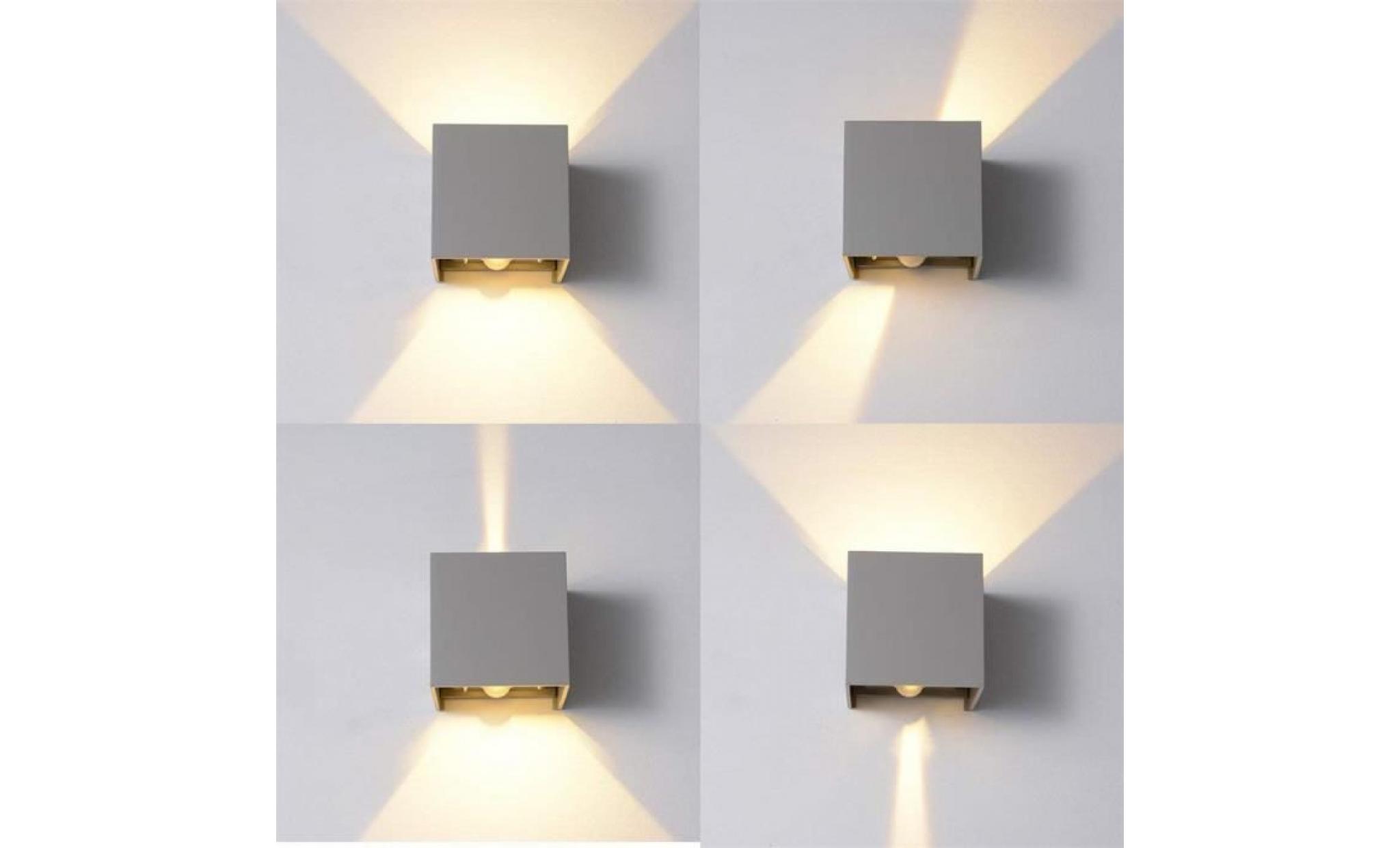 imperméable minimaliste moderne led obscurcissant la lumière de mur de détecteur de mouvement de lumière de mur pas cher