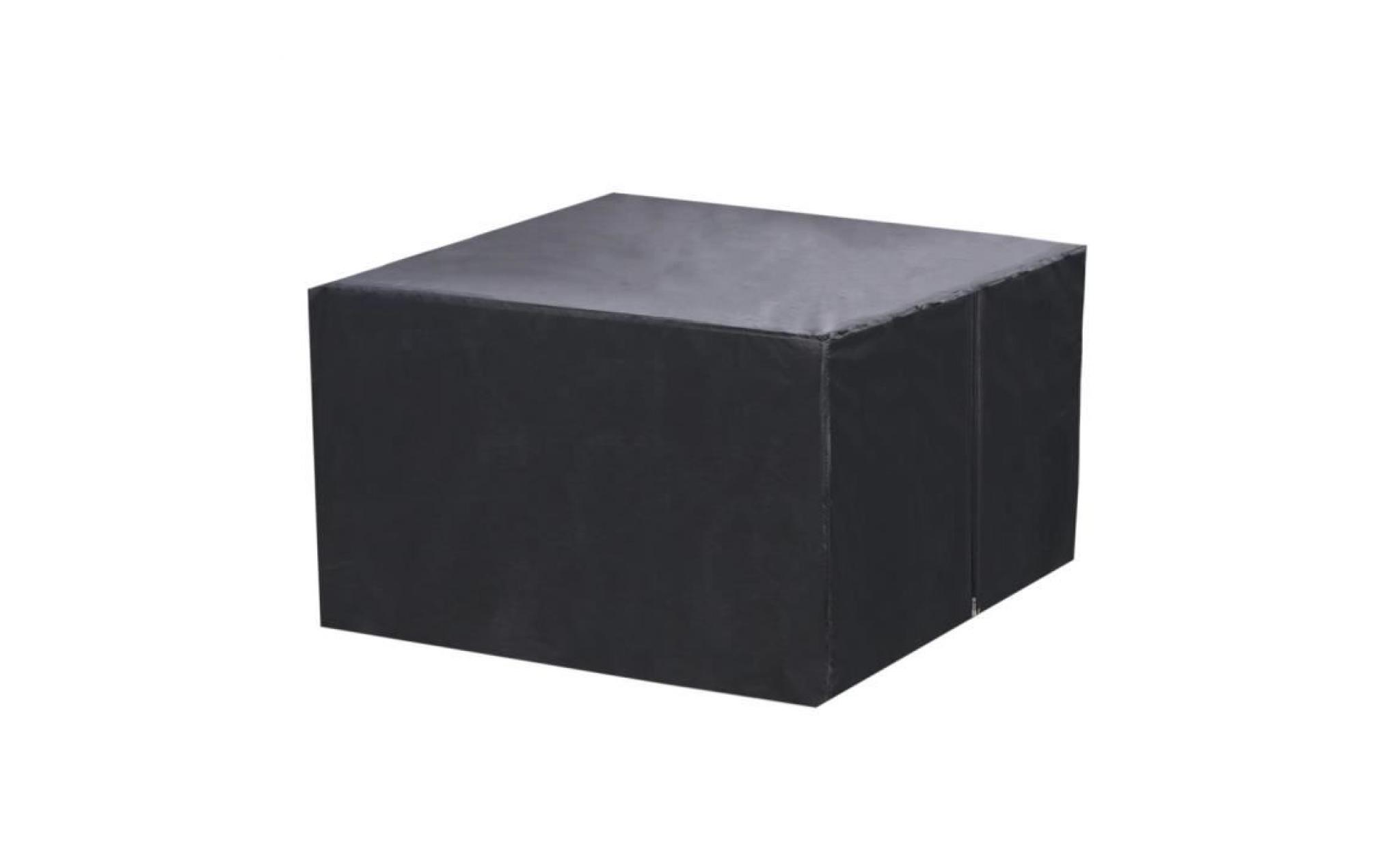 imperméable noir pliage rectangle extérieur de la couverture de meubles pour jardin patio table armoire