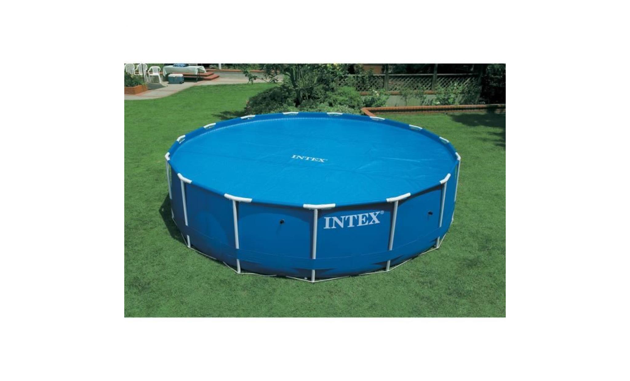 intex bâche à bulles piscine ronde diamètre 3,66 m