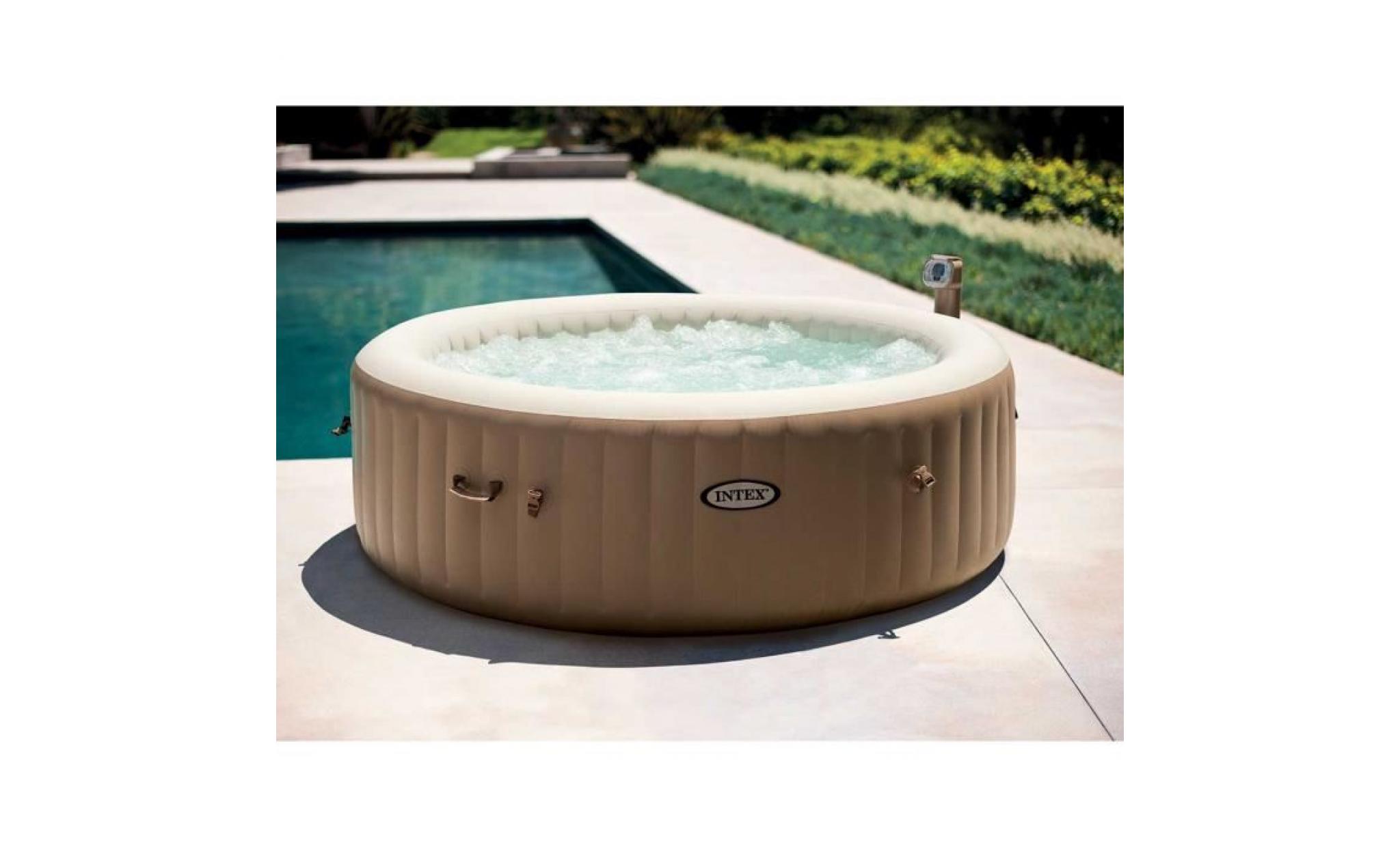 intex spa gonflable rond purespa bulles   6 places