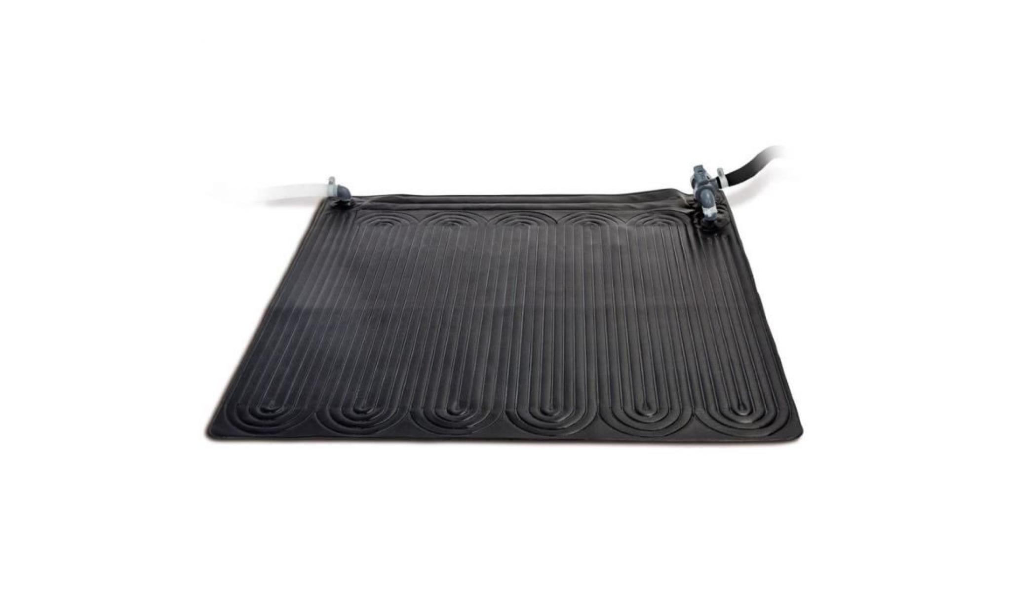 Intex Tapis solaire chauffant PVC 1,2x1,2 m Noir 28685