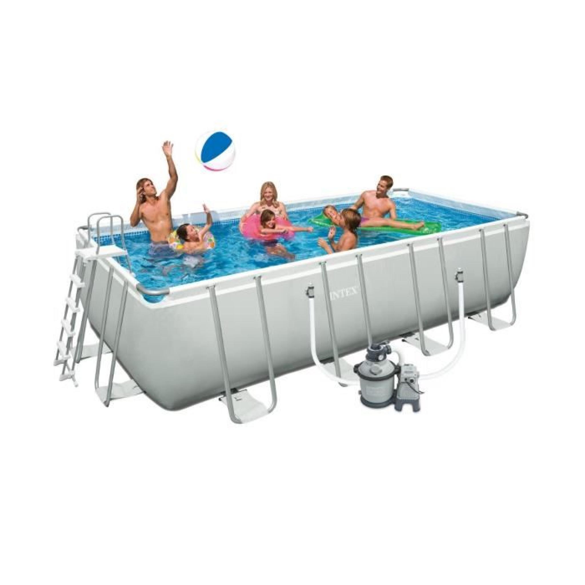 INTEX Ultra Frame Kit piscine rectangulaire tubulaire 4,57x2,74x1,22 m -  Achat/Vente piscine autoportante pas cher 
