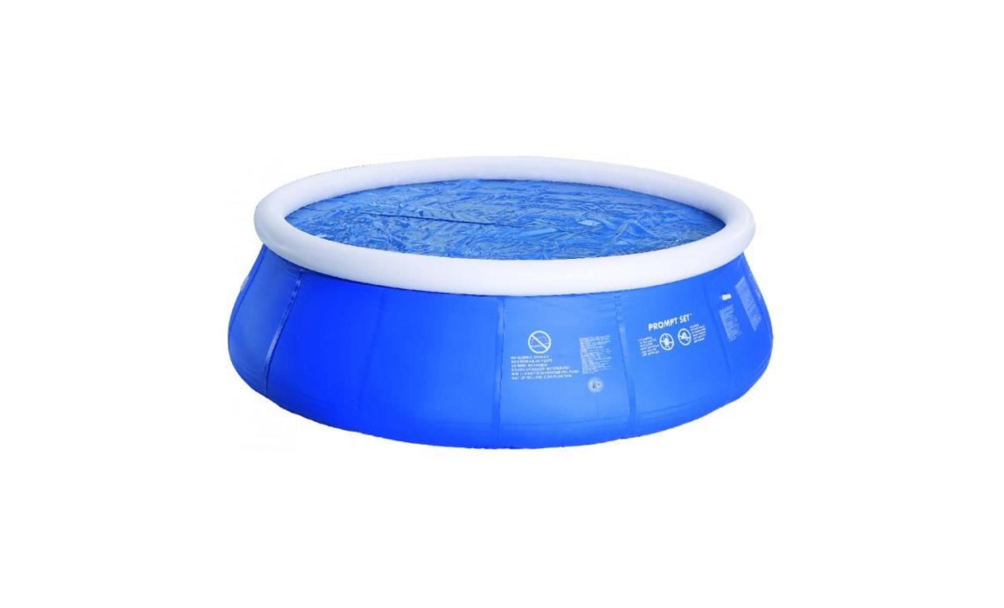 jilong   couverture de piscine solaire 300 cm   bleu