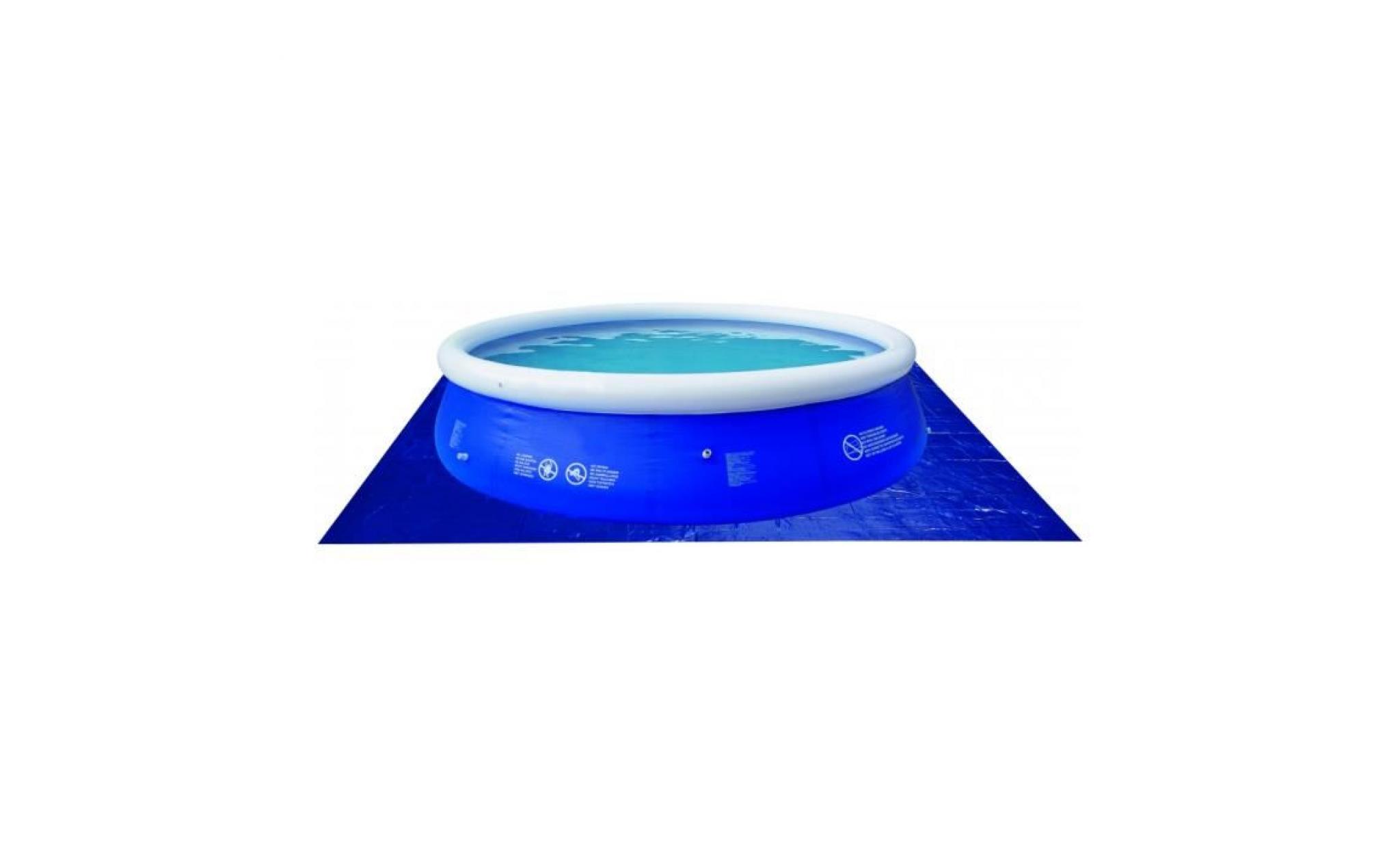 jilong   tapis protection 270x270 cm   bleu