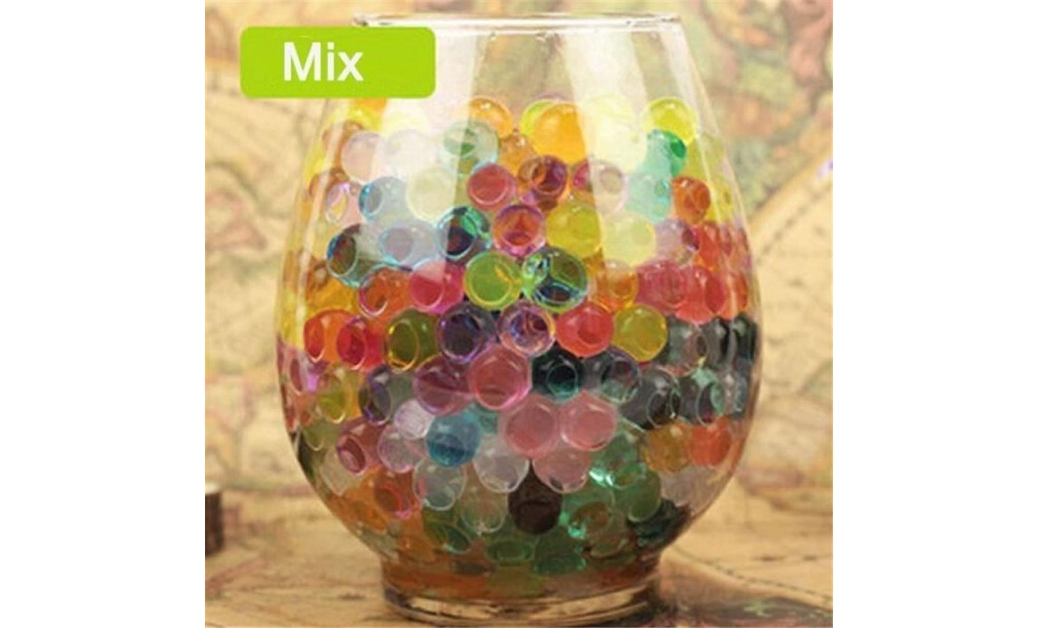 kingwing® 2packs magic water gel crystal soil beads growing jelly ball decoration