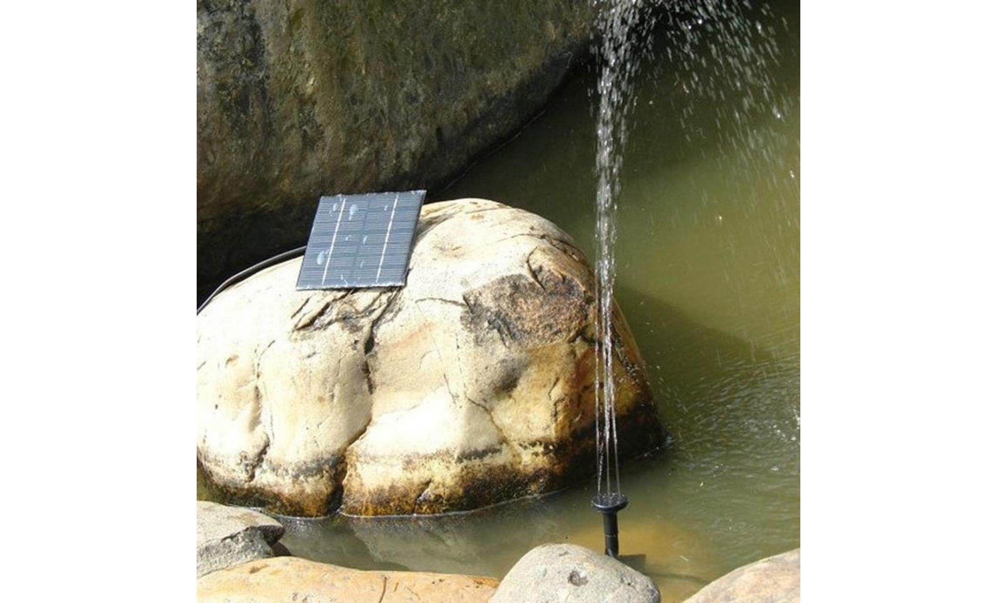 kit de panneau de pompe à eau de fontaine solaire pour aquarium d'étang à poissons dans le jardin,la piscine pas cher