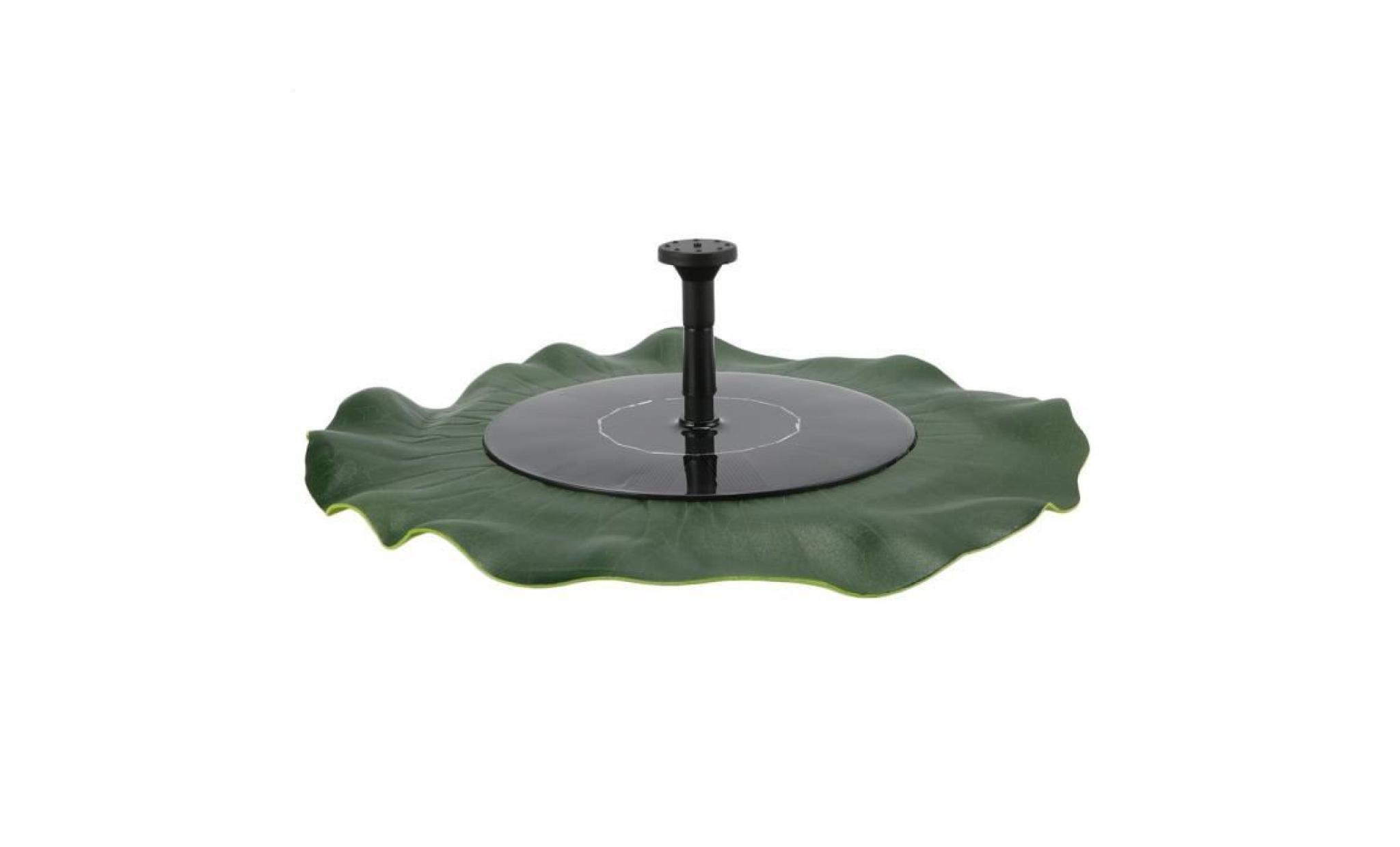 kit de pompe de fontaine à énergie solaire en forme de feuille de lotus pas cher