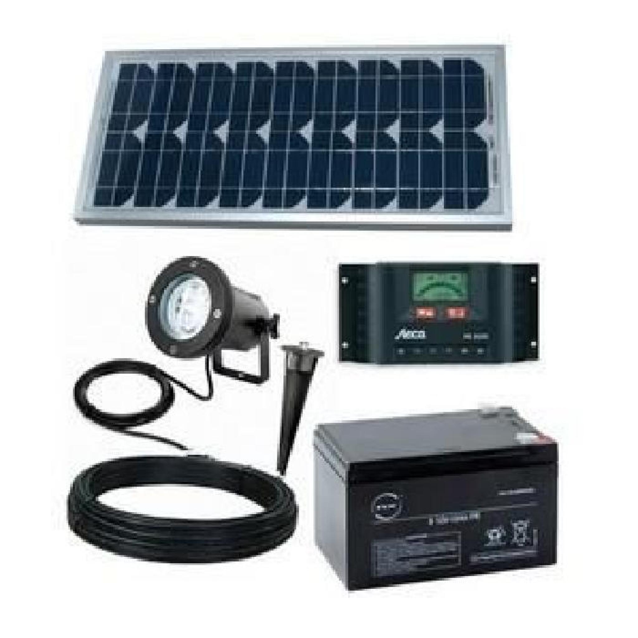 Kit eclairage solaire intelligent Totem 20W. pas cher