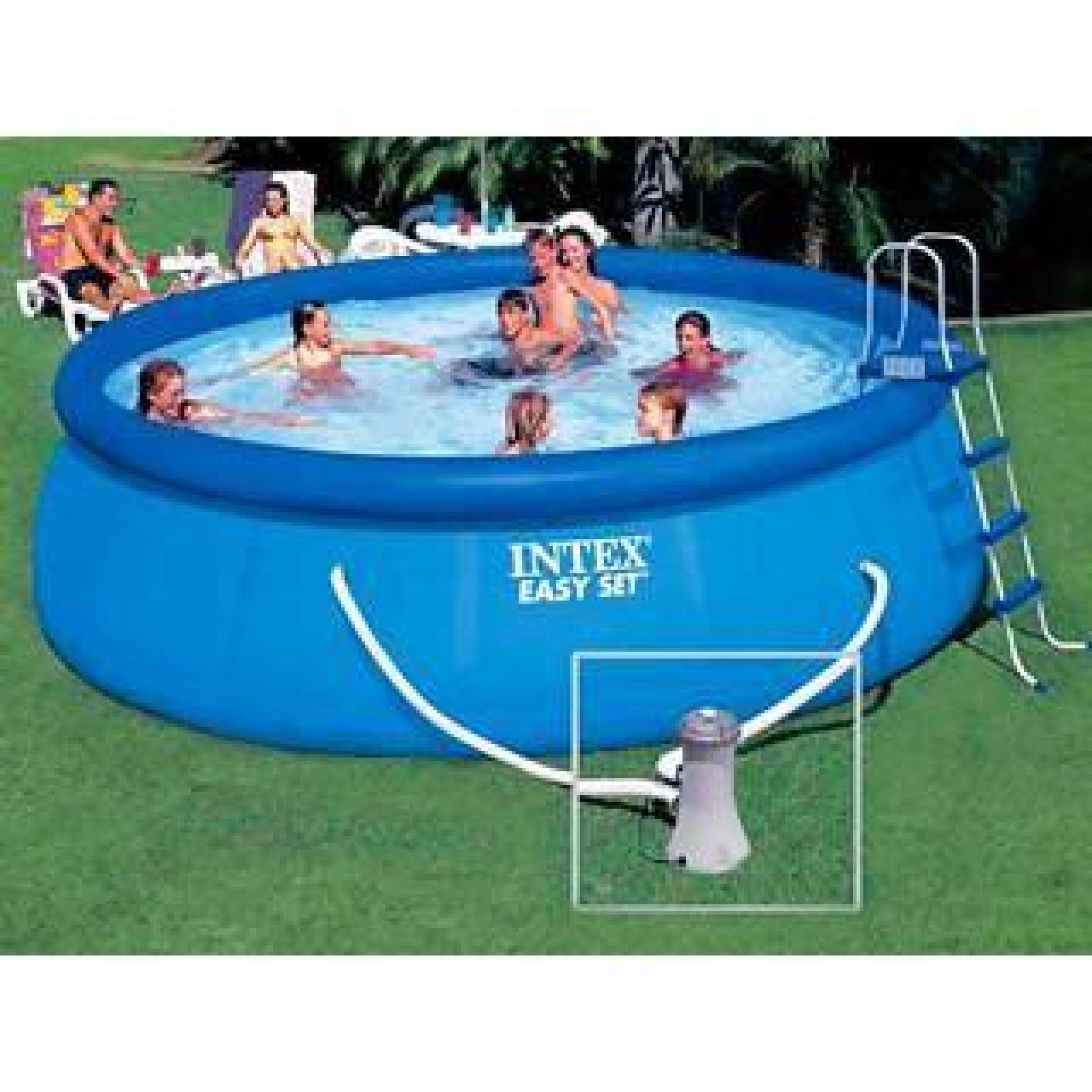 Kit piscine Intex EASY SET ronde 4.57m x 1.22m