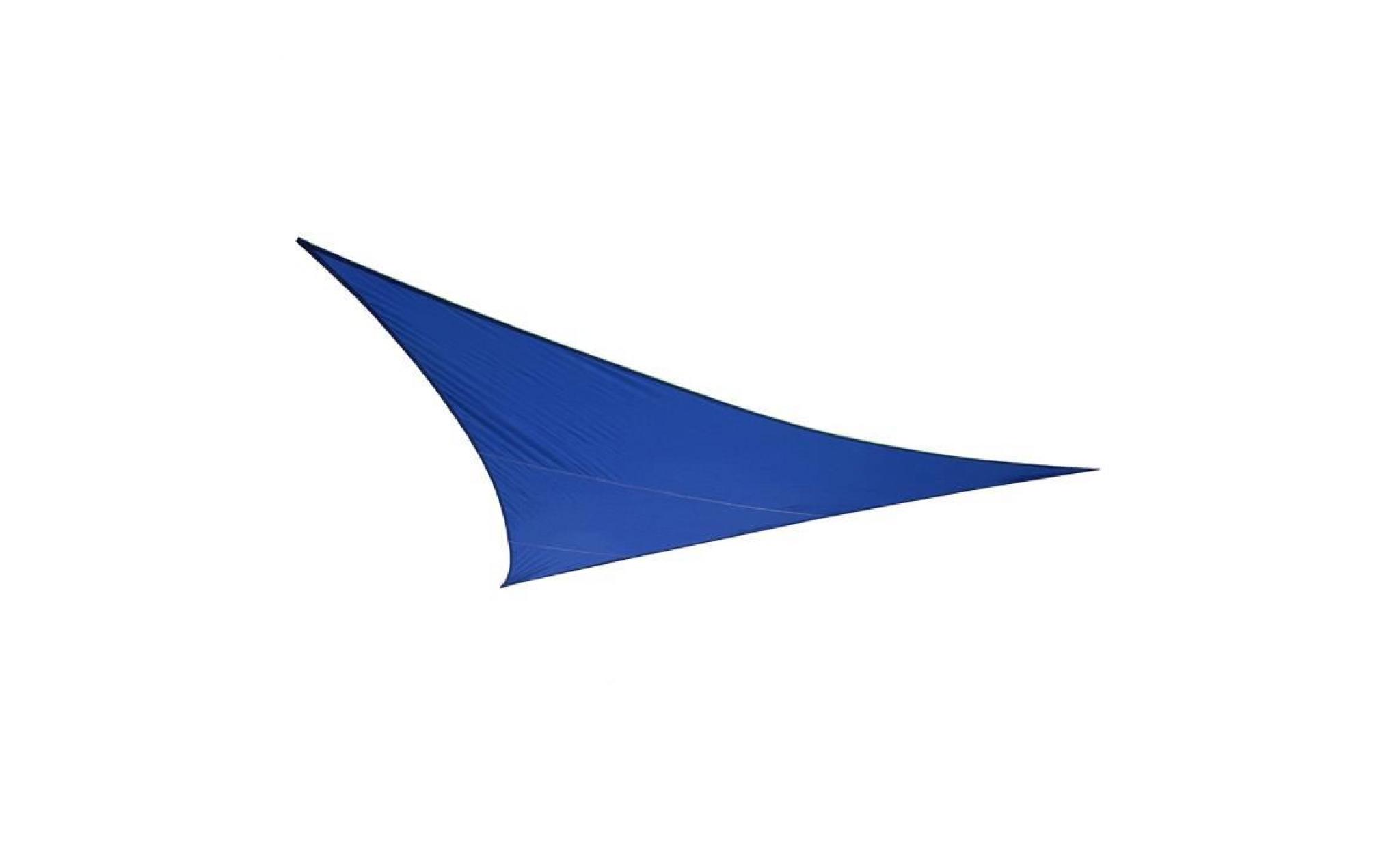 voile d'ombrage bleu triangle 5m   imperméable   160g/m2   kookaburra®
