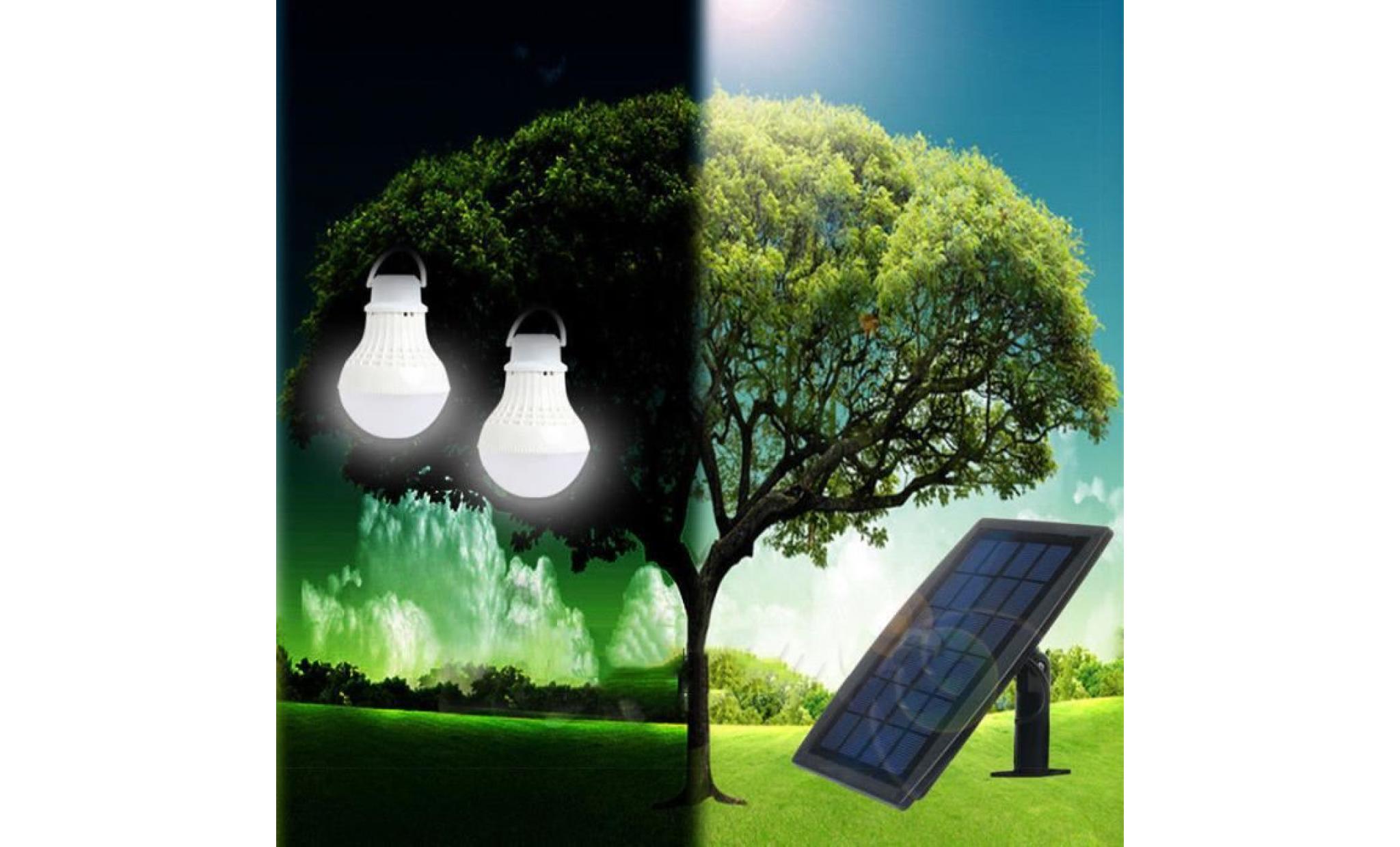 l'énergie solaire extérieure économiseuse d'énergie 12 ampoules de leds pour la pêche de tente de camping à la maison pas cher