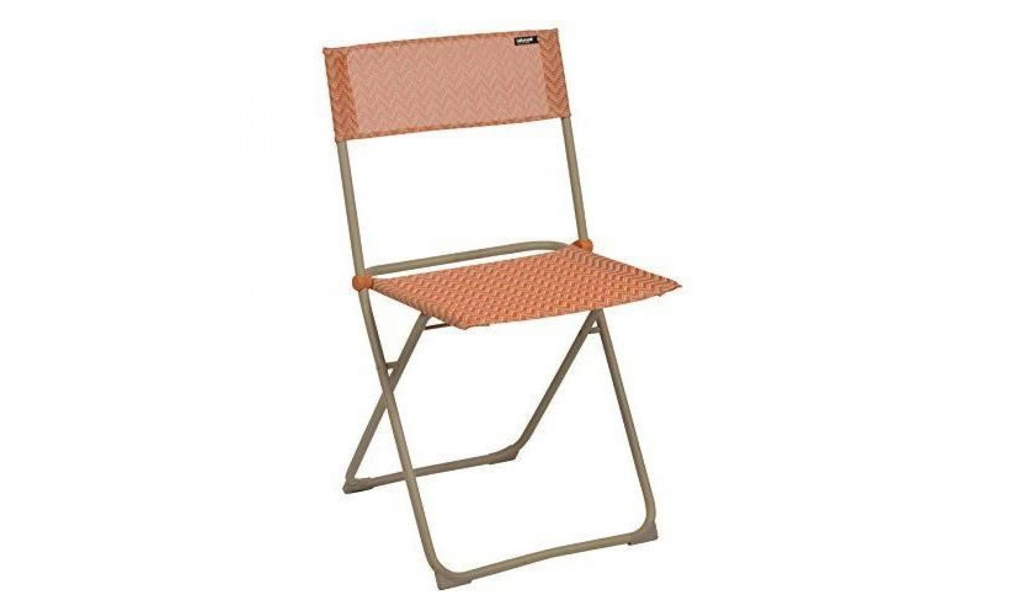lafuma lfm2602 7232 anytime chaise compacte pliante cannelle 48 x 47,5 x 85 cm…