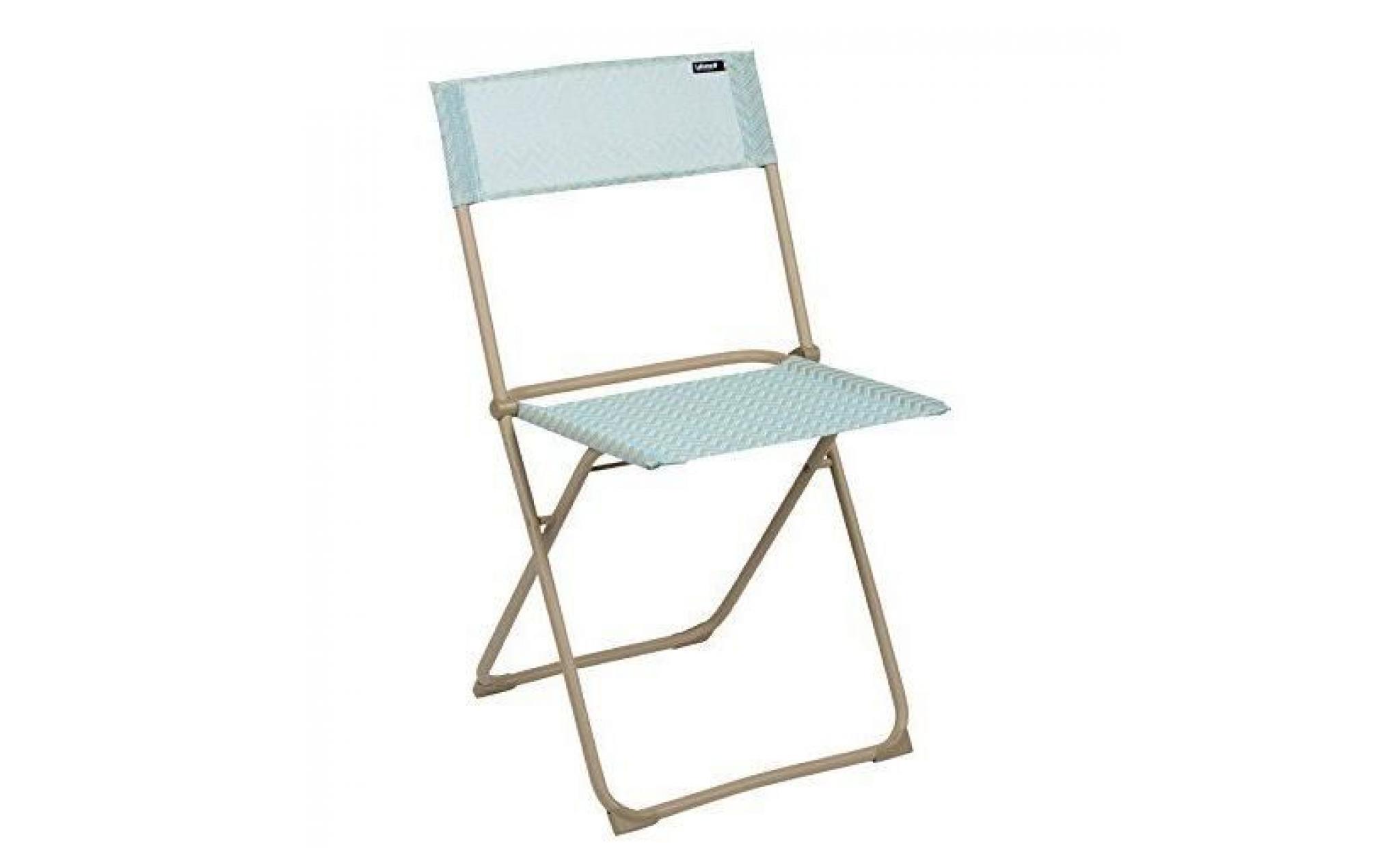 lafuma lfm2602 7233 anytime chaise compacte pliante céladon 48 x 47,5 x 85 cm…