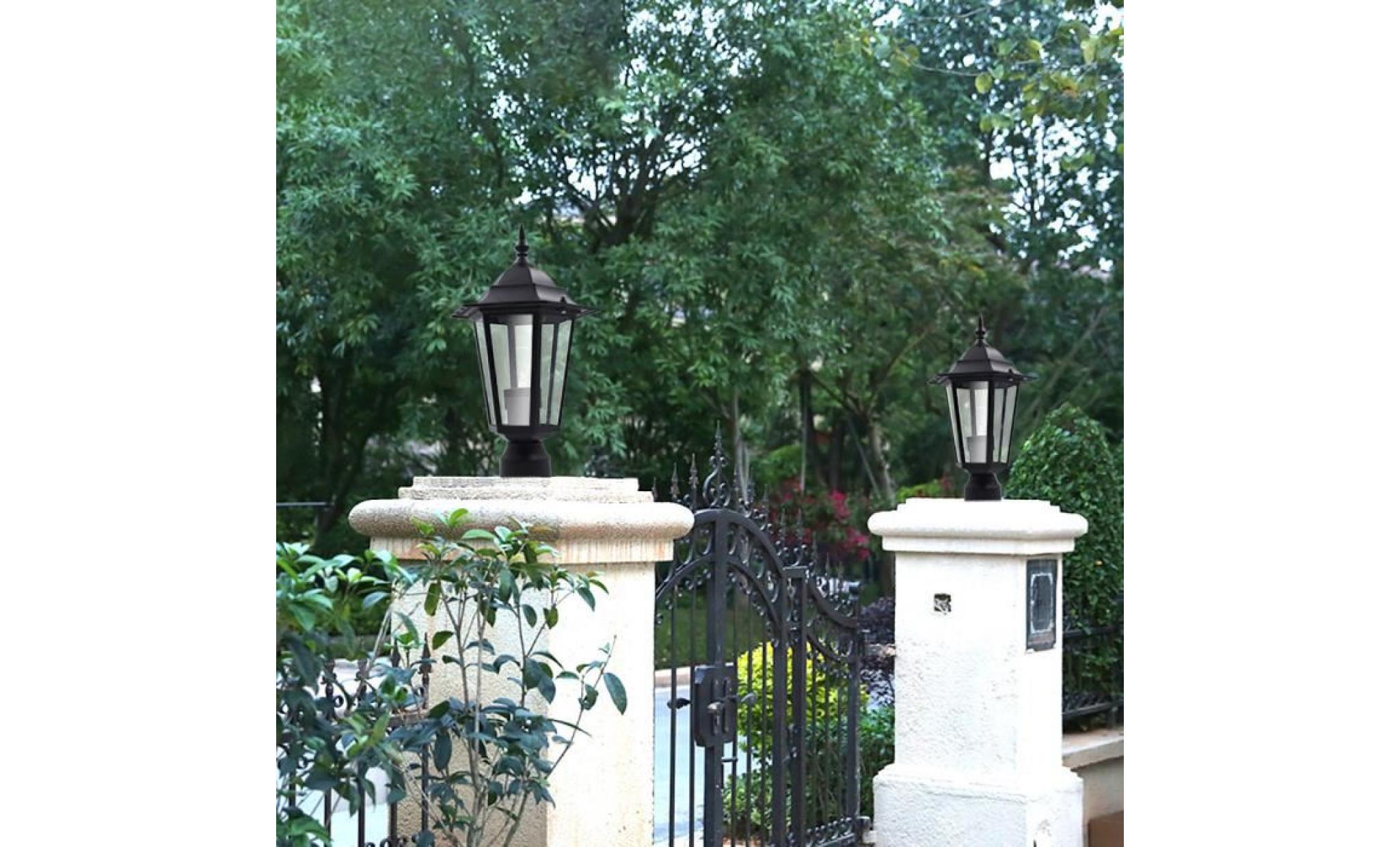 lampadaire extérieur de jardin, patio, poteau d'éclairage extérieur, poteau #la 517 pas cher
