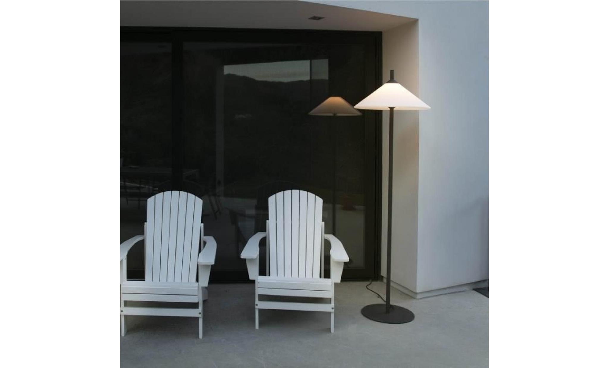 lampadaire extérieur design hue d58 cm ip65   blanc 0,000000 pas cher