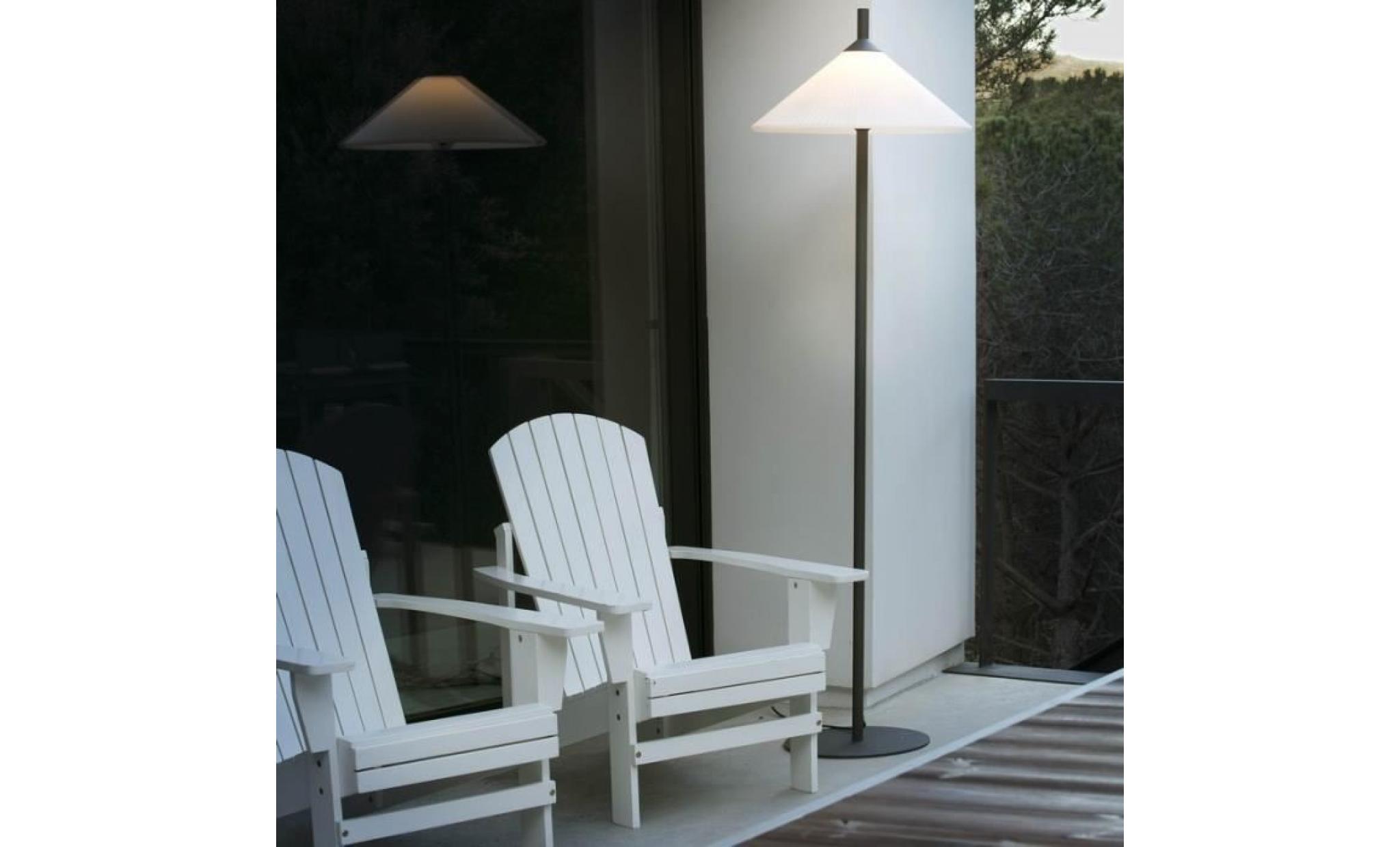 lampadaire extérieur design hue d58 cm ip65   blanc 0,000000 pas cher