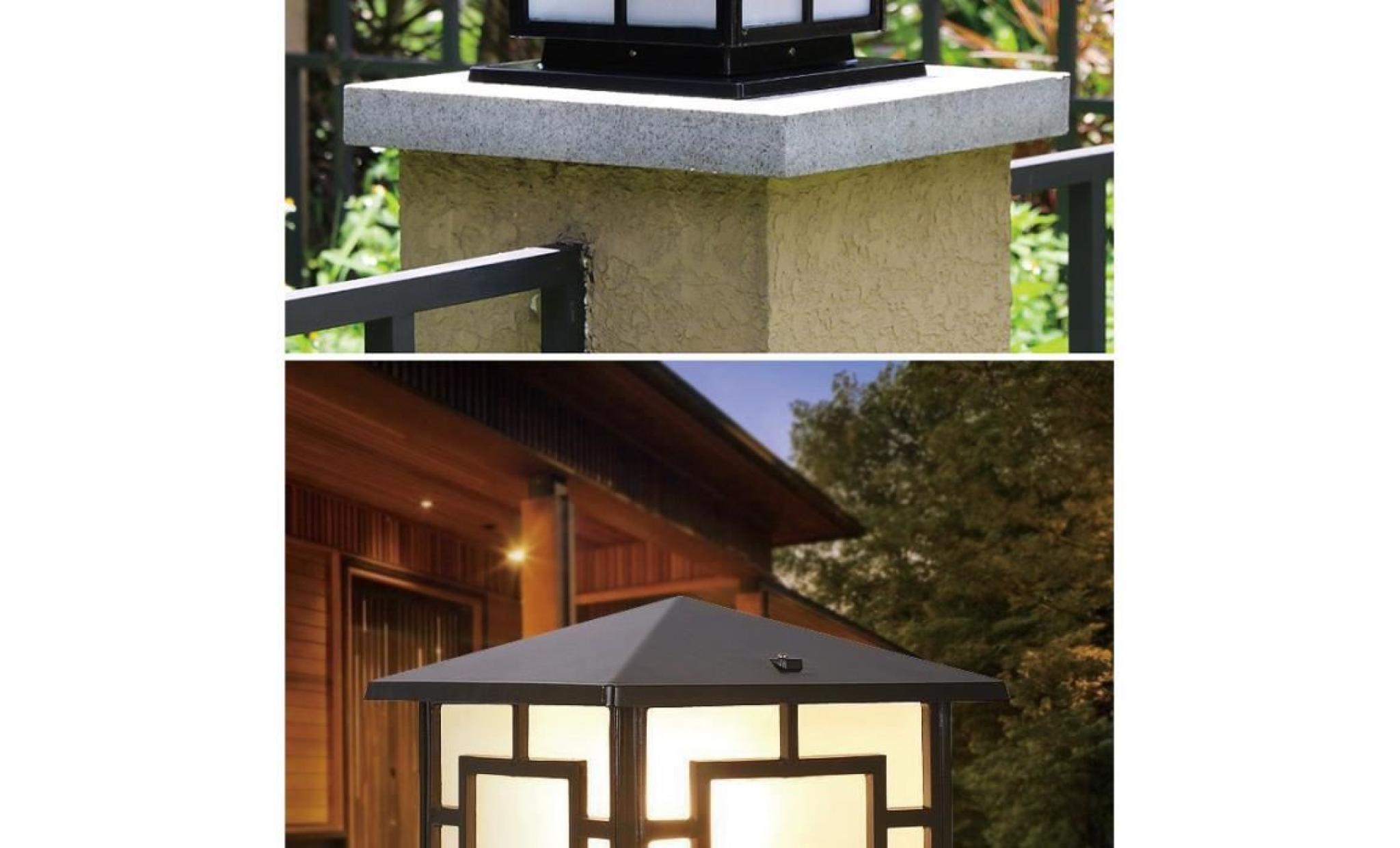 Lampe d'extérieur salaire, installé au jardin ou patio, à la mode chinoise  pas cher