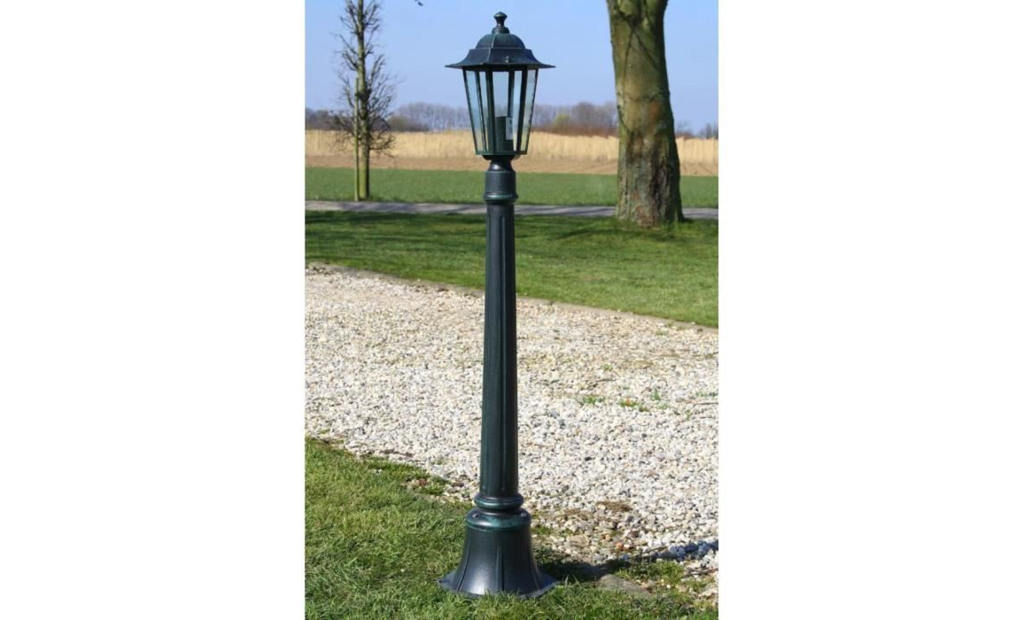 lampe de jardin 105 cm lampadaire de jardin