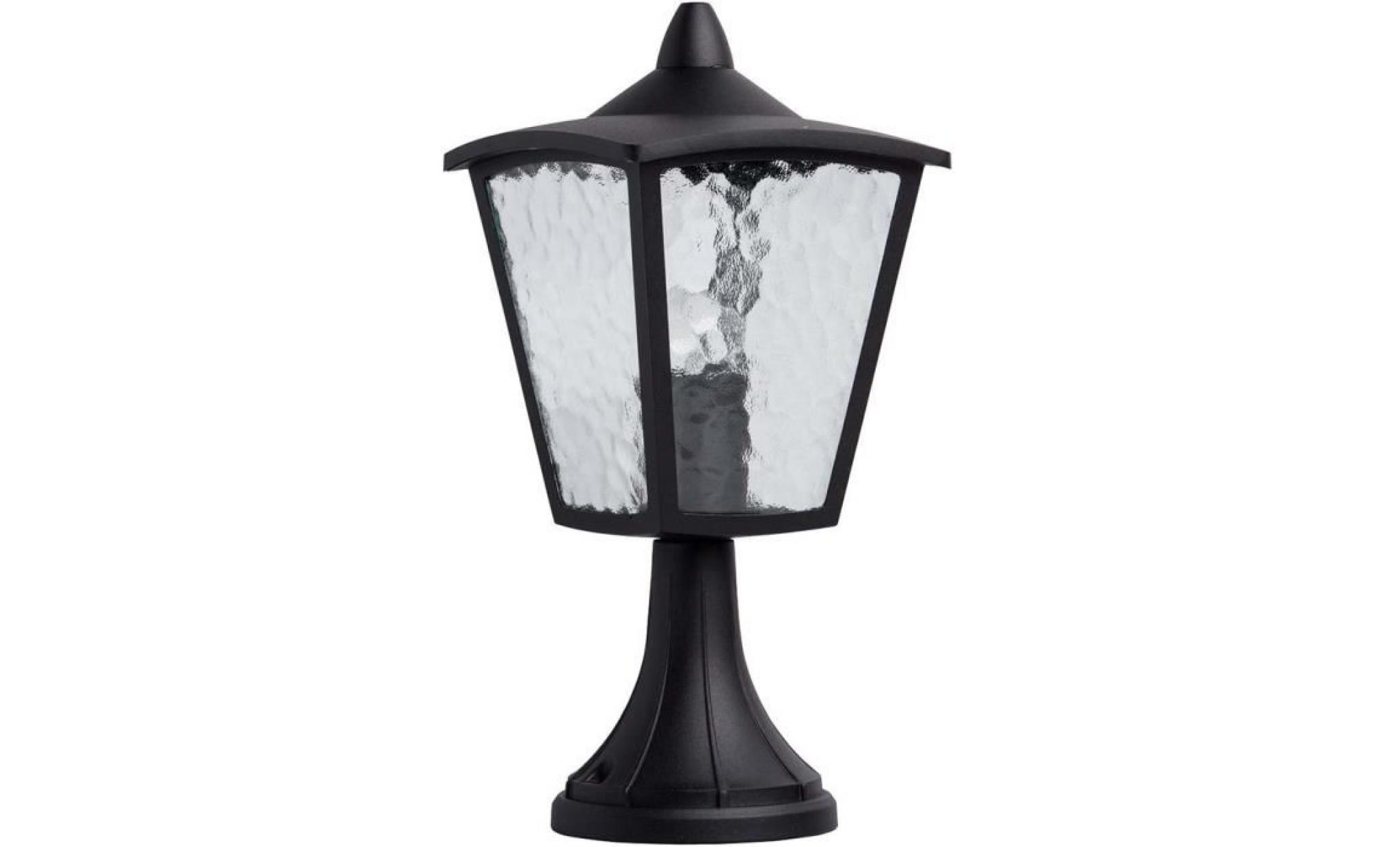 lampe de jardin lanterne contemporaine noir