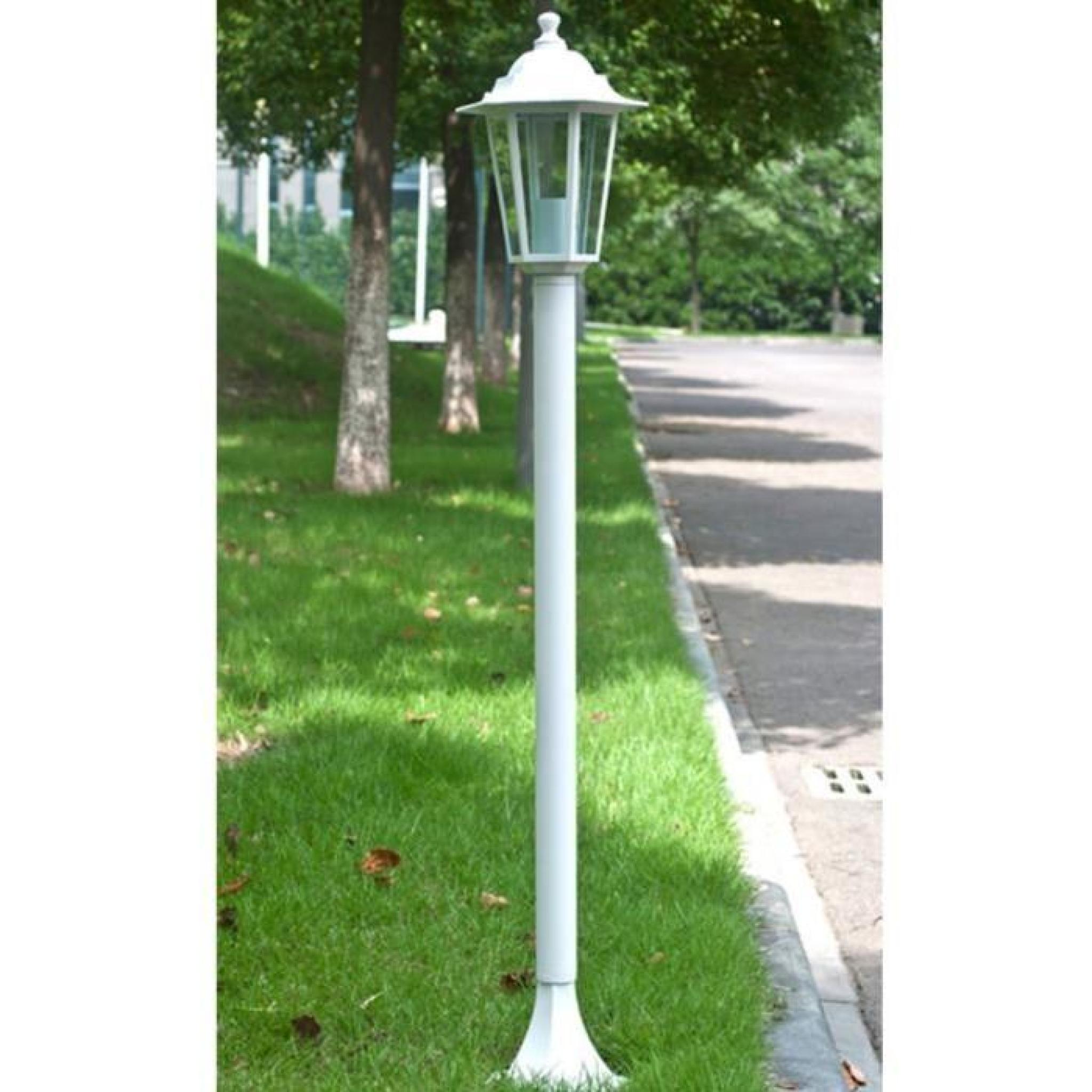 Lampe de jardin type lampadaire (lot de 6)