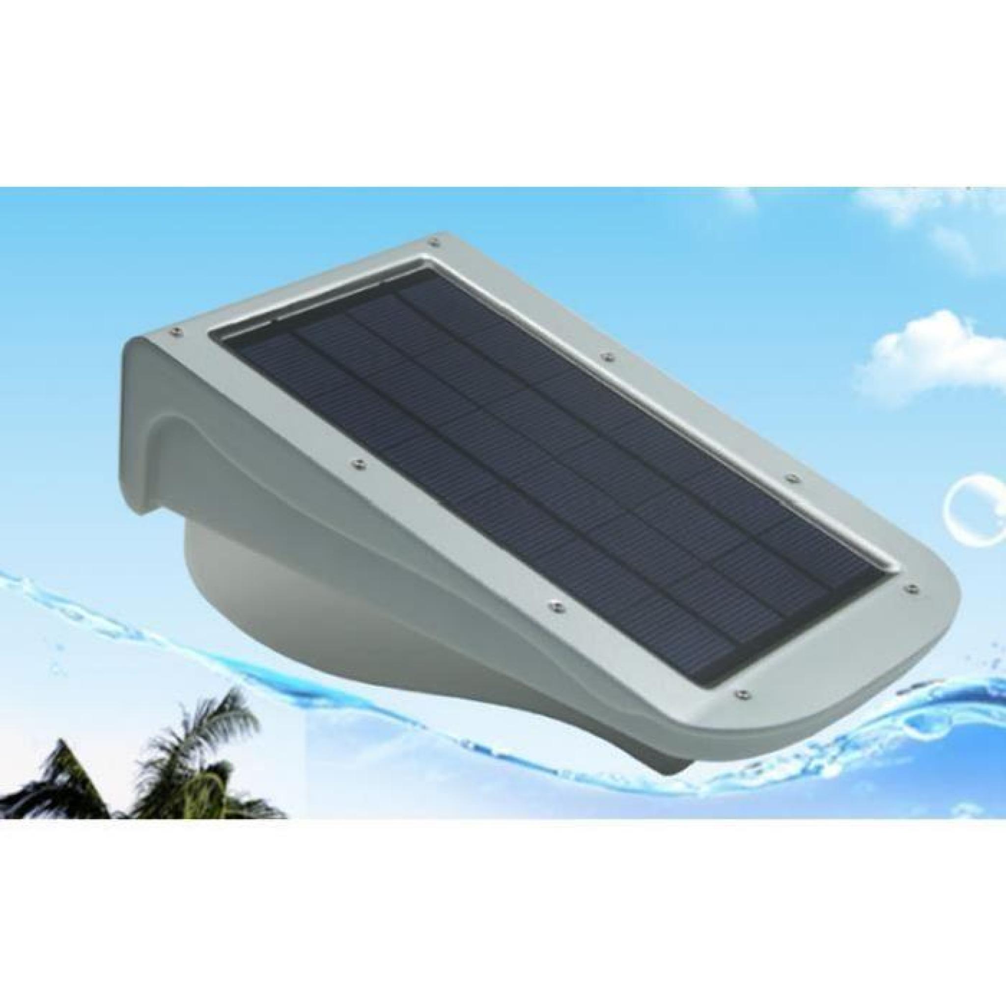 Lampe Solaire 38 LED détecteur de mouvement etanche d'extérieur à énergie solaire de d'éclairage extérieur Sans Fil pour Jardin