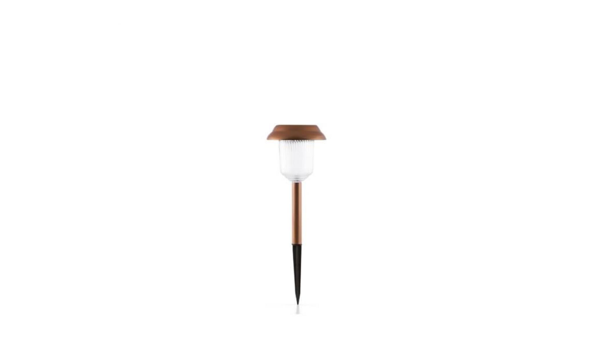 lampe solaire copper garden oh my home      pas cher