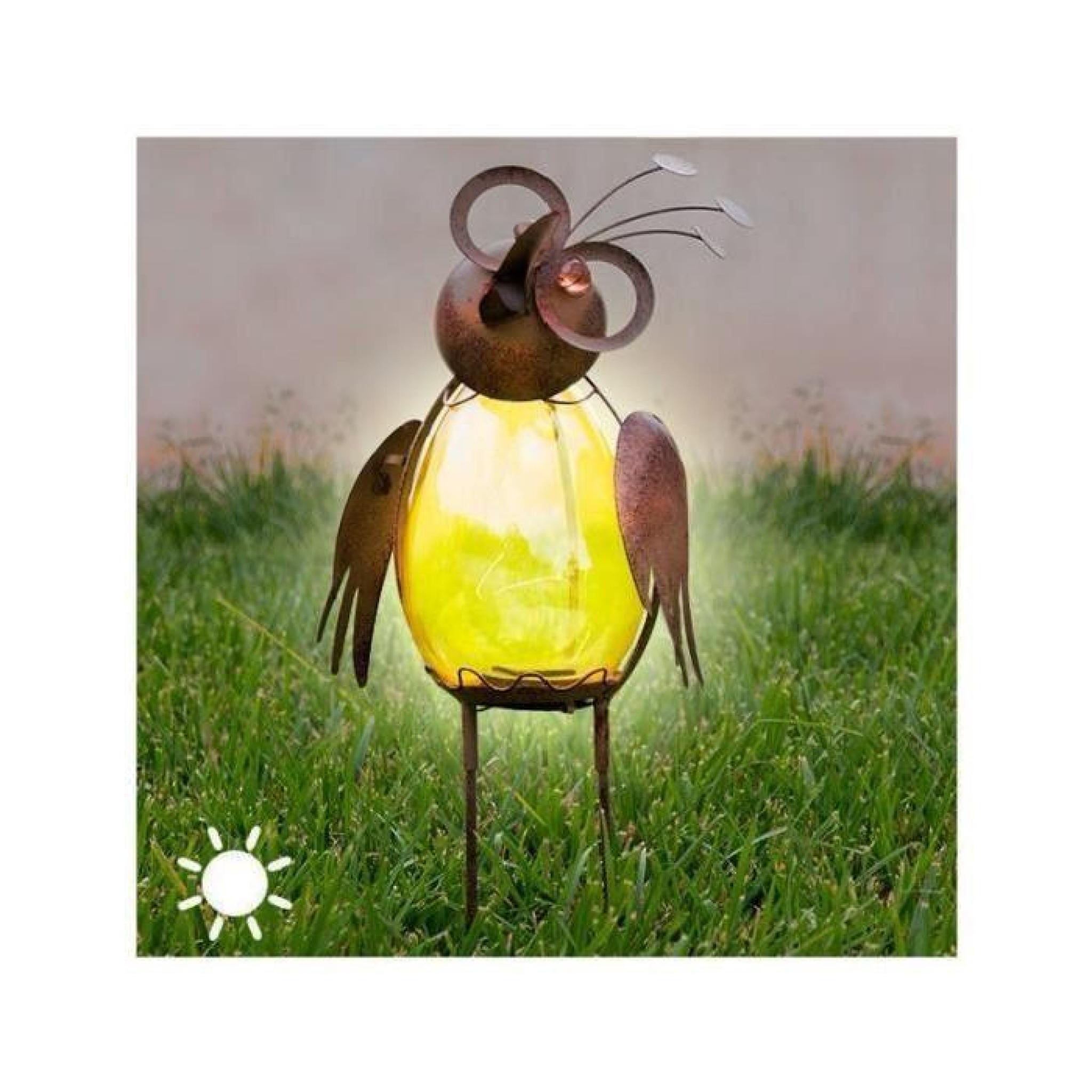 Lampe Solaire Décorative Bird Plume -  -