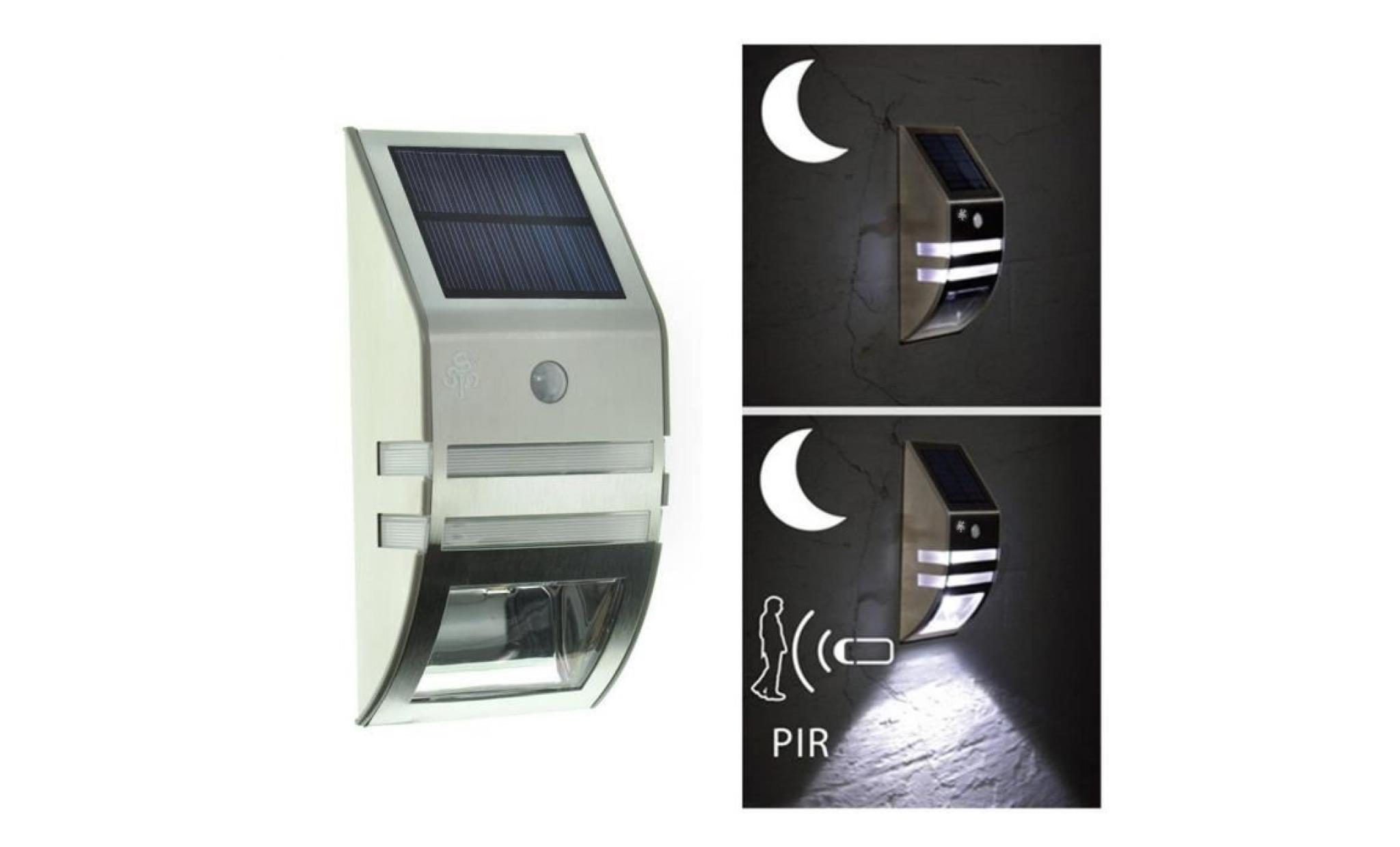 lampes solaires en plein air ip65 étanche à la lumière du chemin de jardin lampe à énergie solaire capteur de mouvement automatique