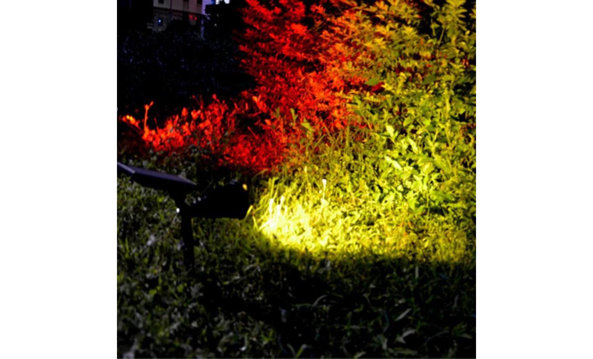 lampes solaires en plein air lumières led jardin villas pelouse lumières de couleur coloré li153@ pas cher