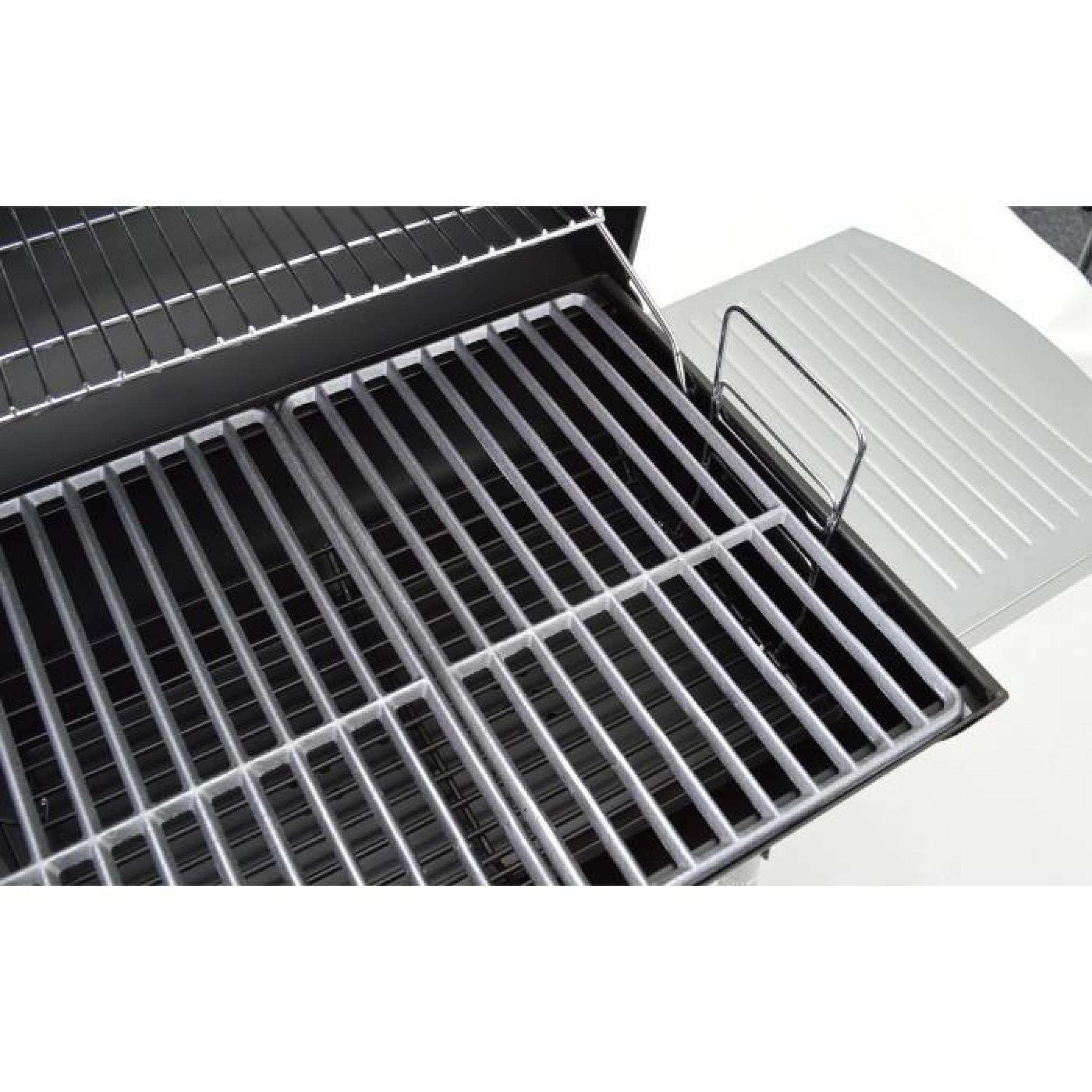 LANDMANN Barbecue à charbon Black Taurus 660 Expert - Fonte émaillée - pas cher