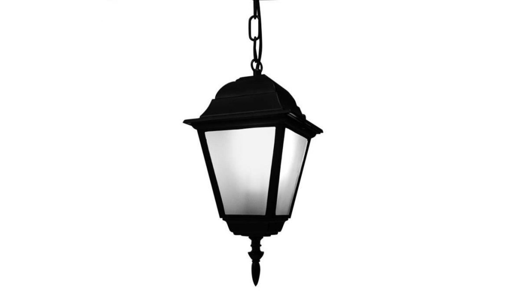 lanterne de suspension lorain série vintage + ampoule led e27 pas cher